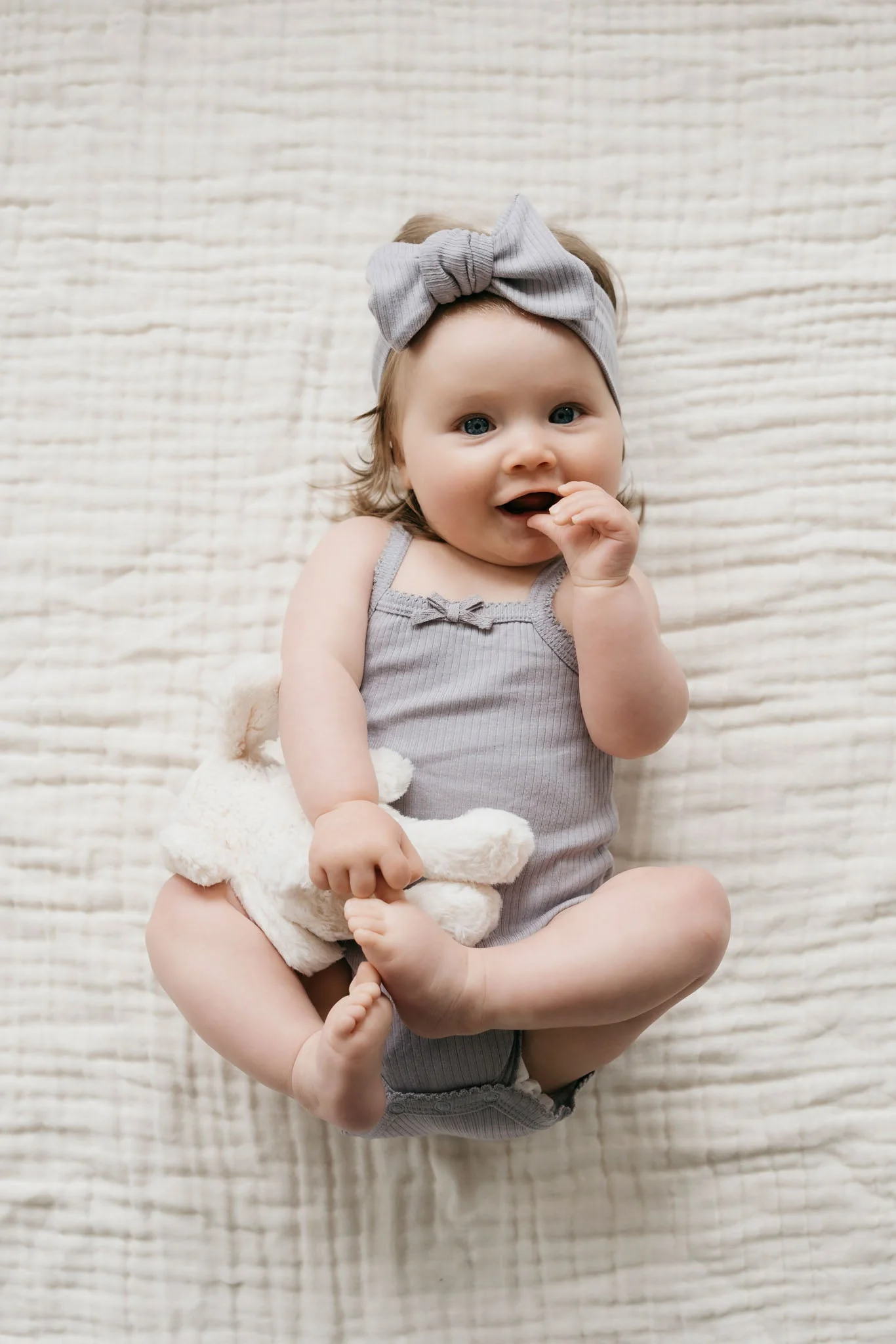 Organic Cotton Modal Lilian Headband - Moon - Image 6