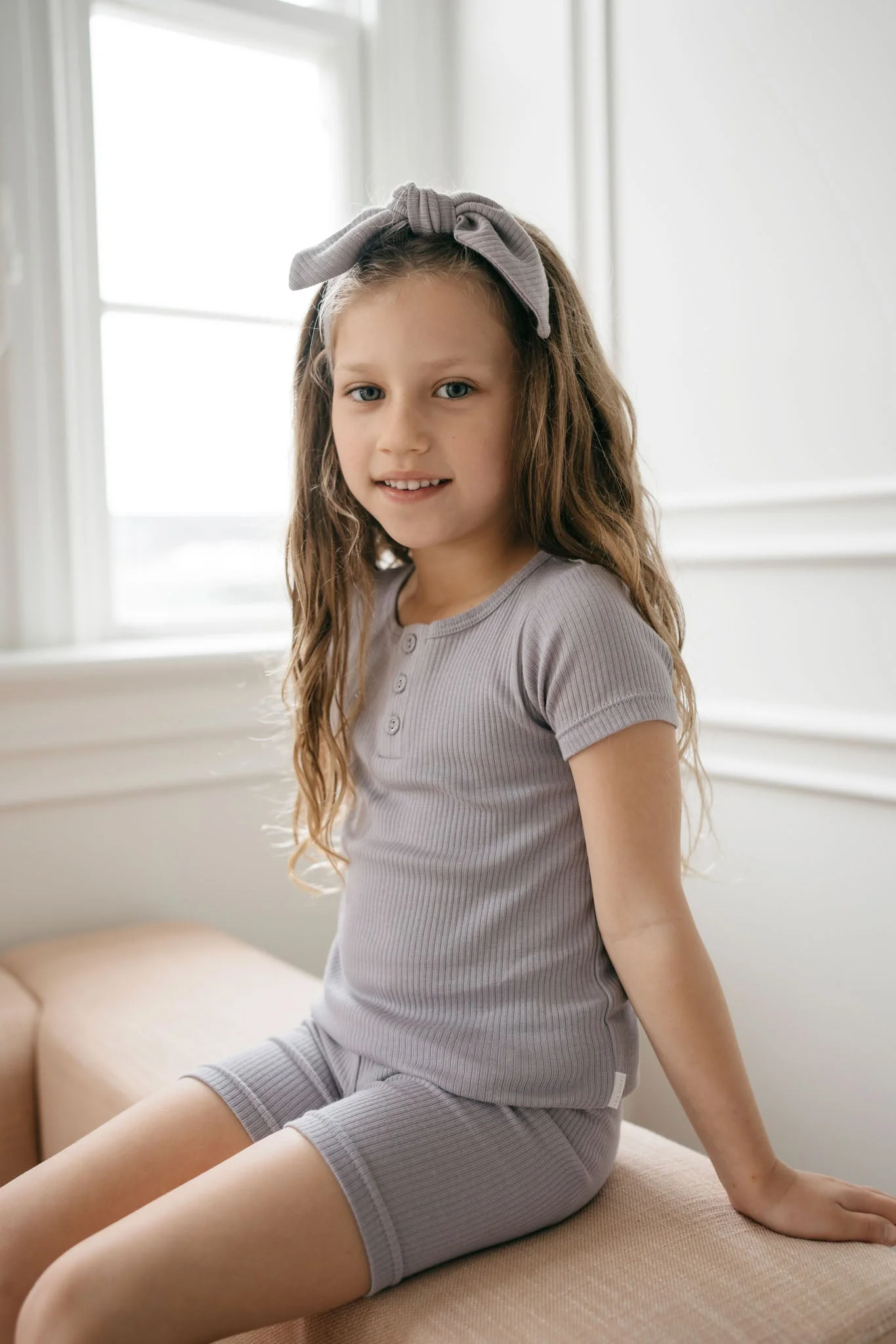 Organic Cotton Modal Lilian Headband - Moon - Image 7