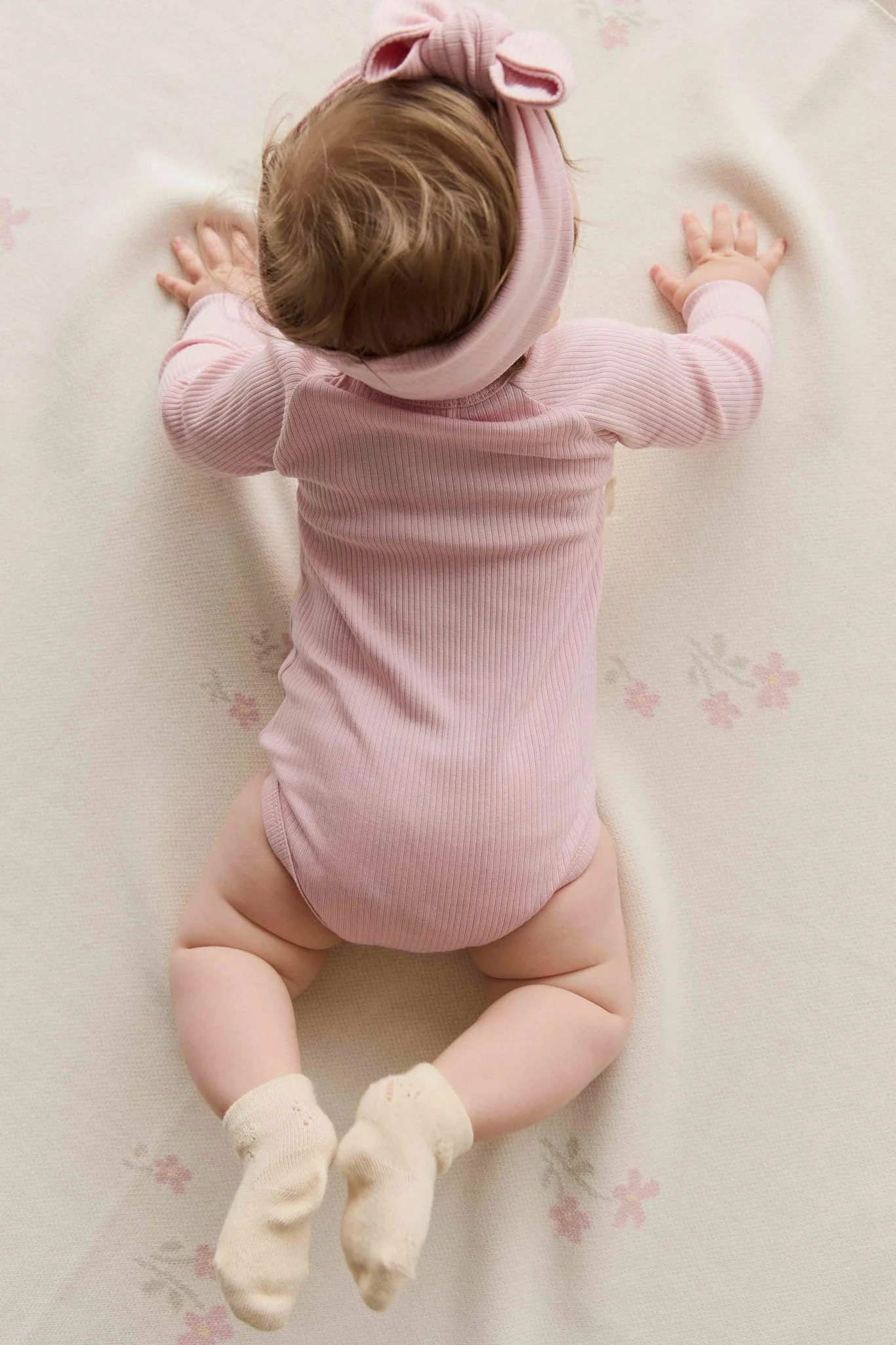Organic Cotton Modal Marina Long Sleeve Bodysuit - Trinket - Image 5