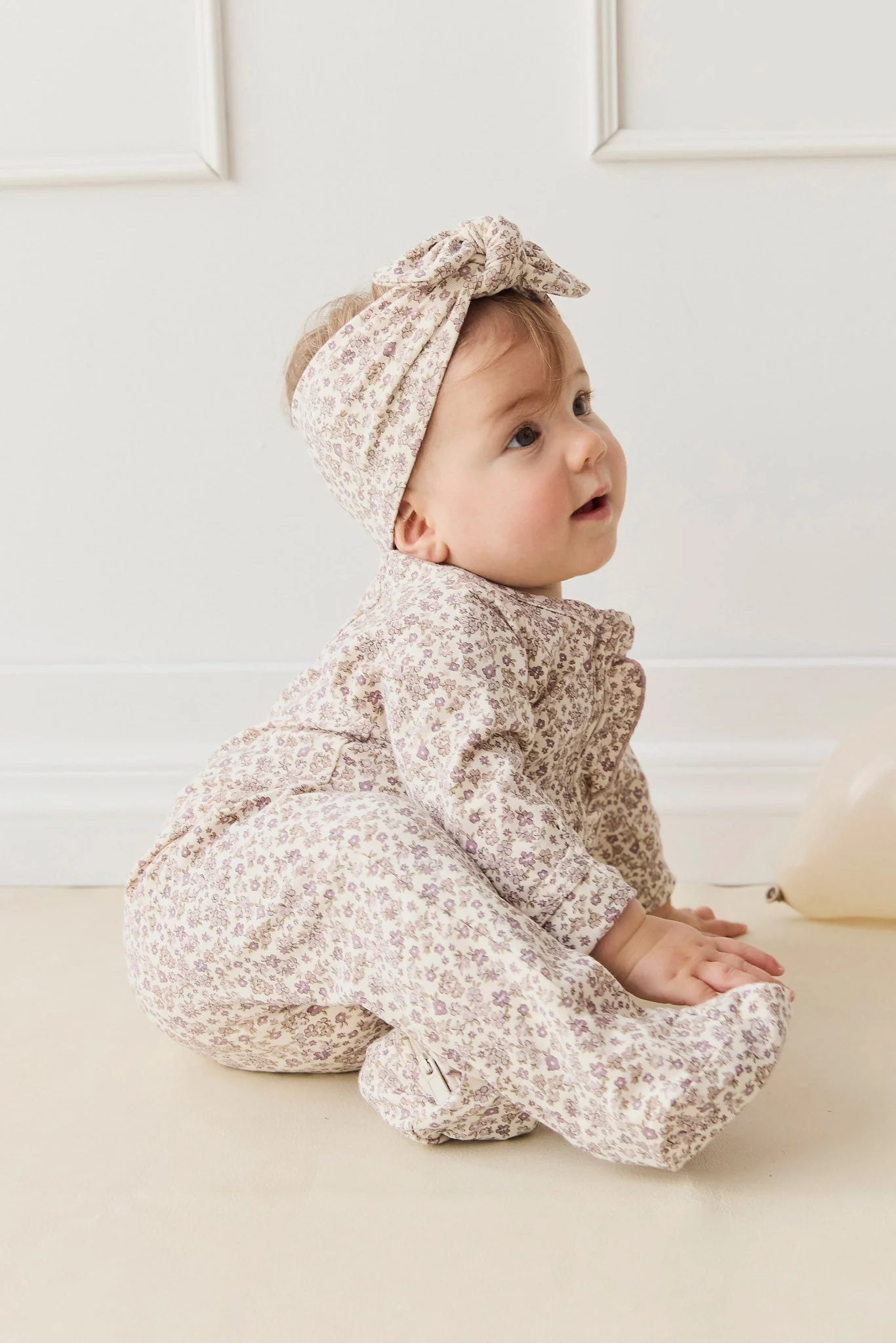 Organic Cotton Modal Frankie Onepiece - Amber Eggnog - Image 4