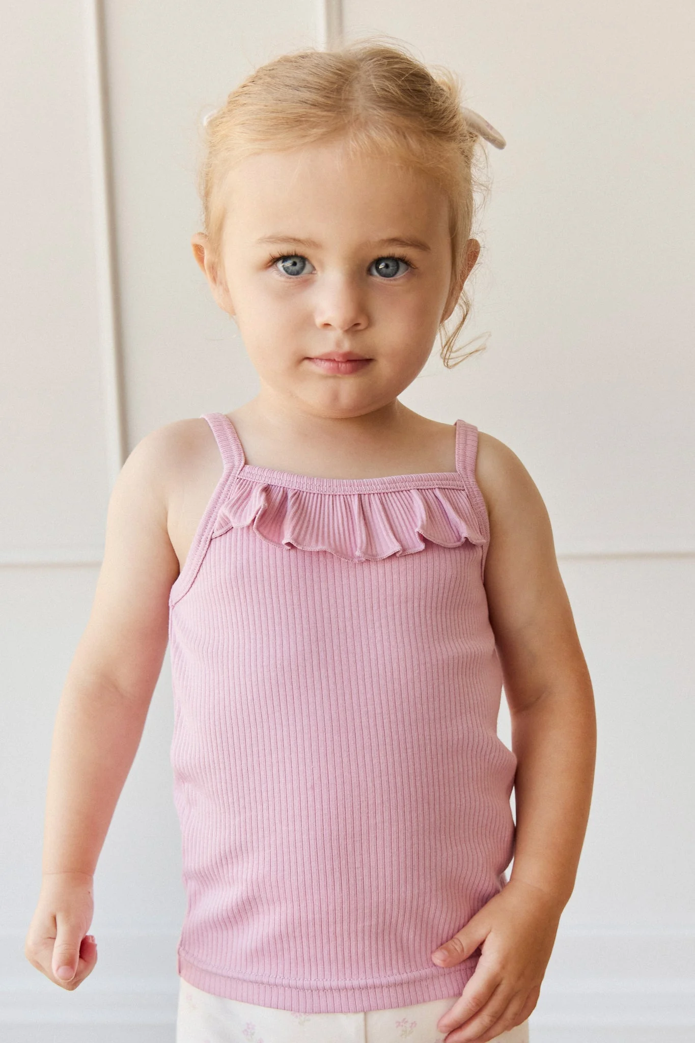 Organic Cotton Modal Vienna Singlet - Dahlia - Image 3