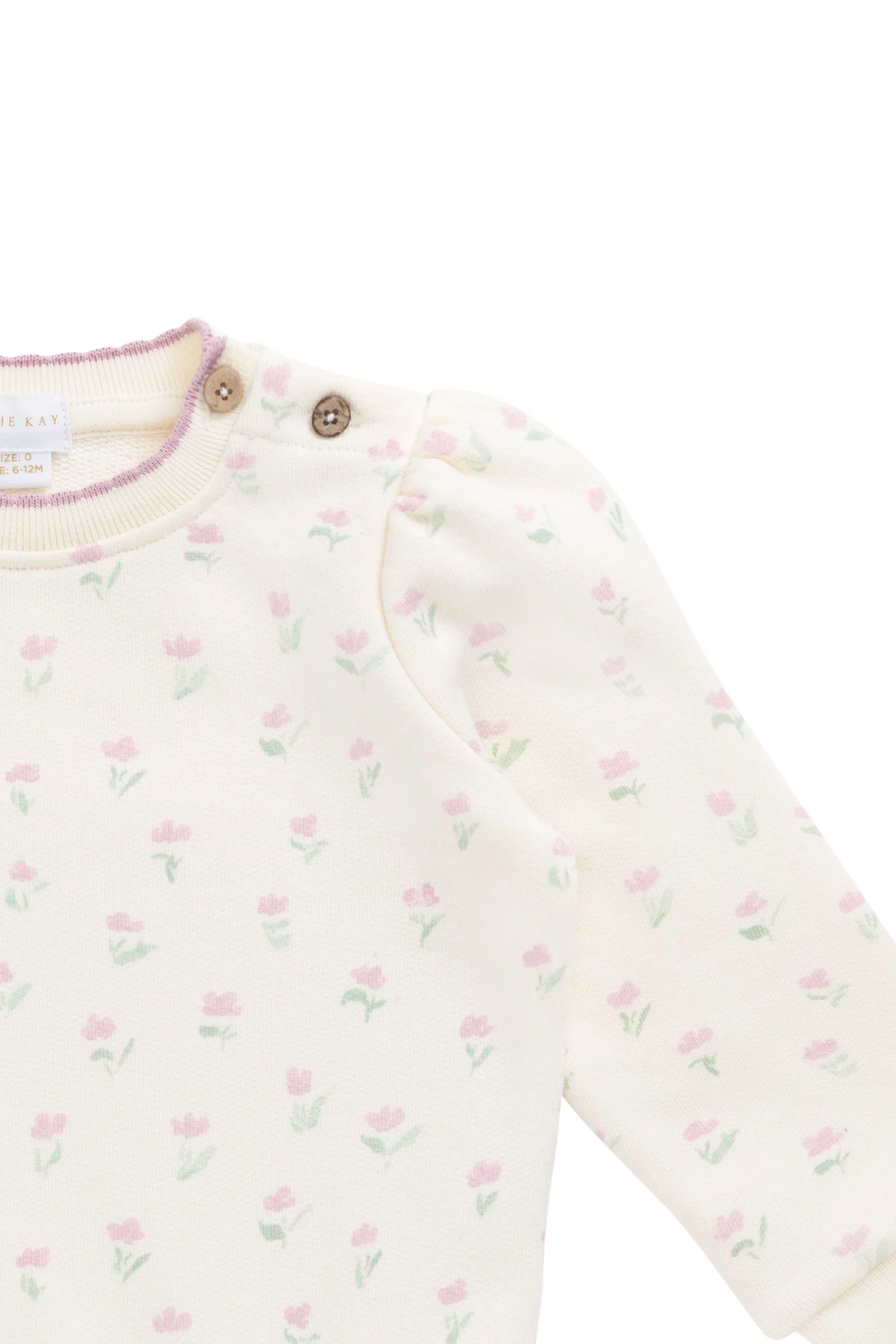 Organic Cotton Monroe Sweatshirt - Lila Pink - Image 7