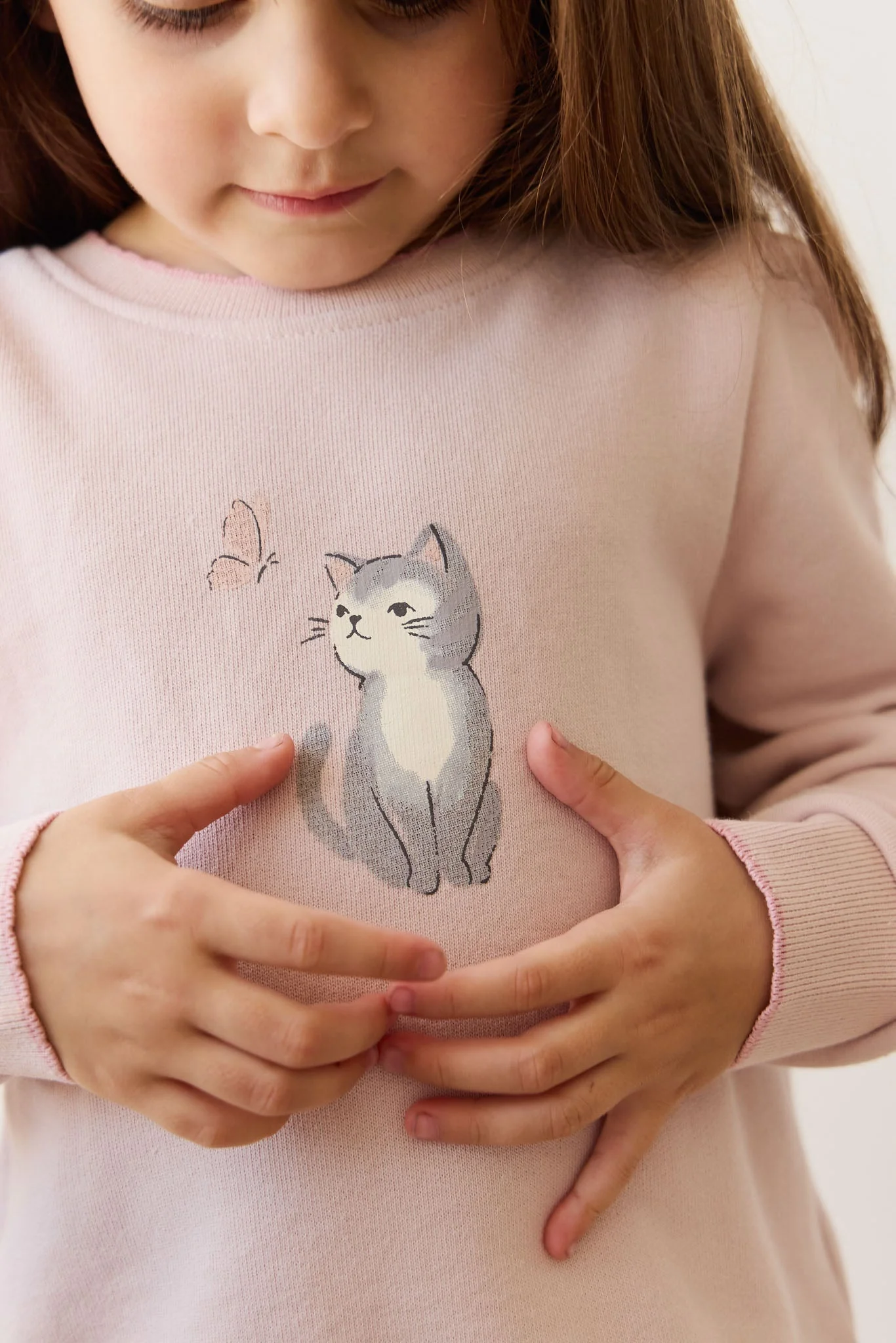 Organic Cotton Monroe Sweatshirt - Little Moon Soft Misty Rose - Image 8