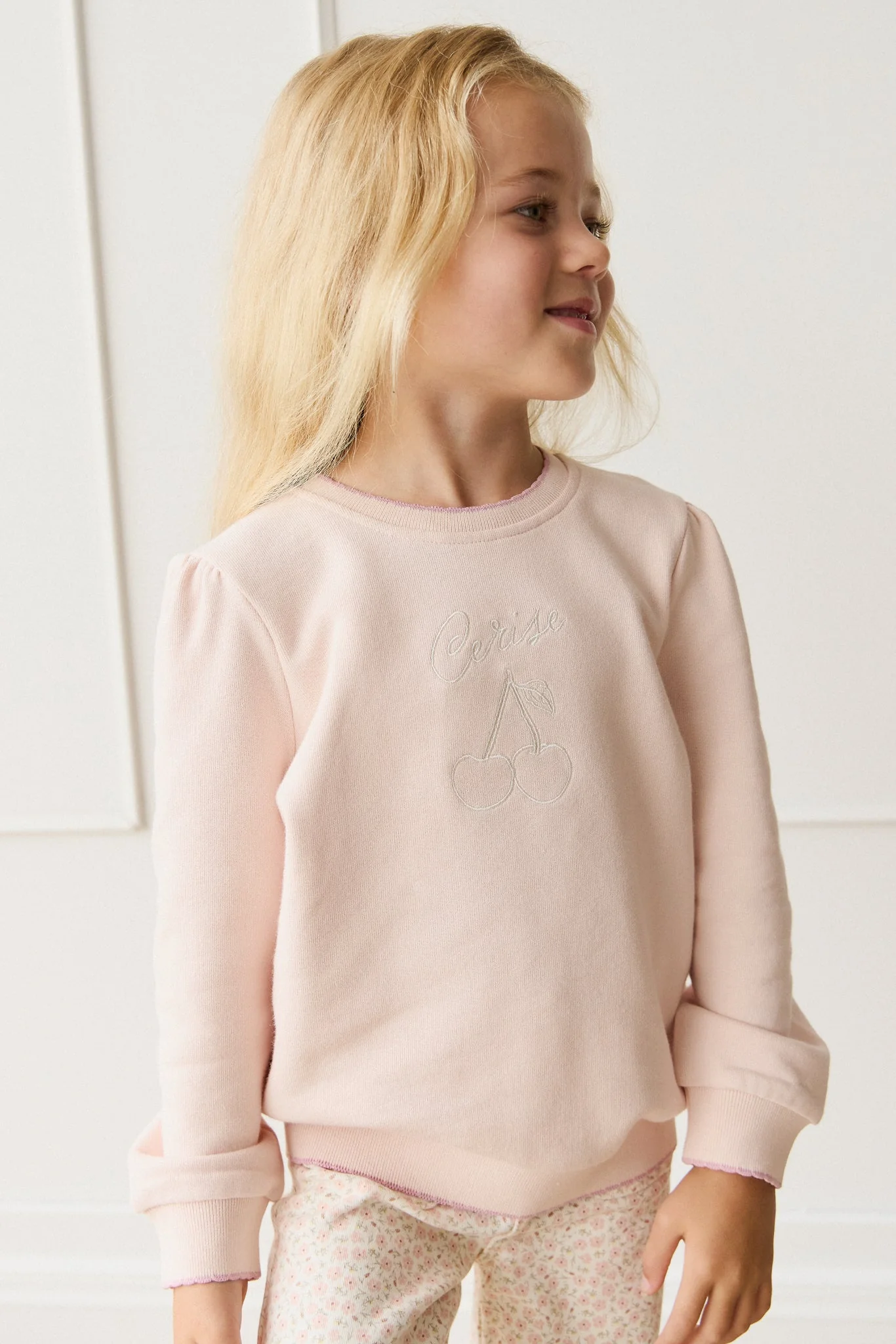 Organic Cotton Monroe Sweatshirt - Morganite Cerise - Image 4