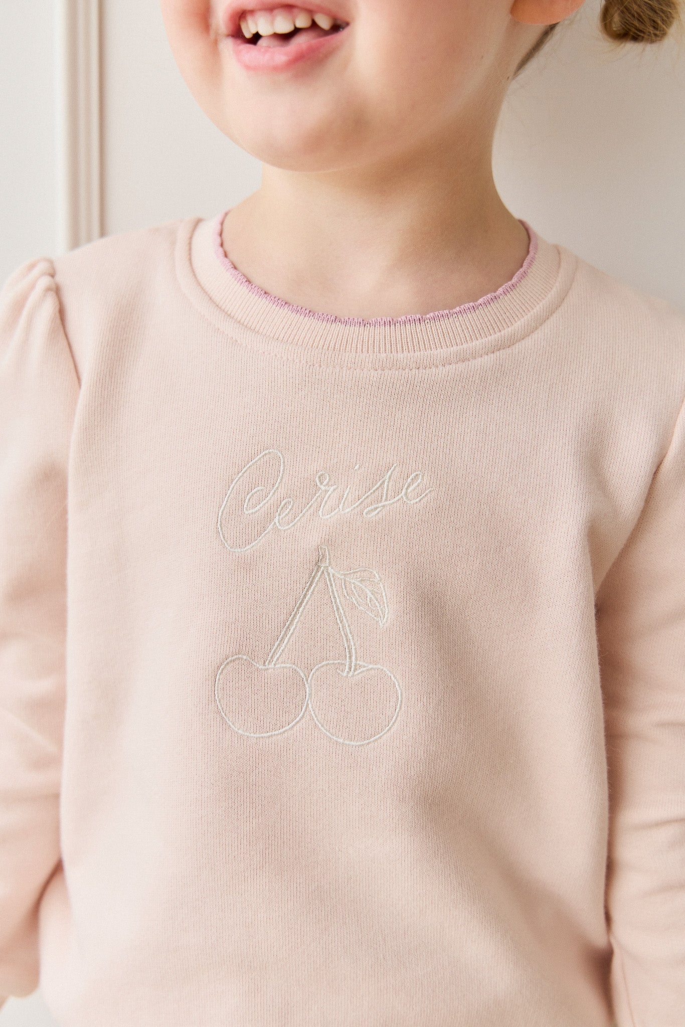 Organic Cotton Monroe Sweatshirt - Morganite Cerise - Image 5