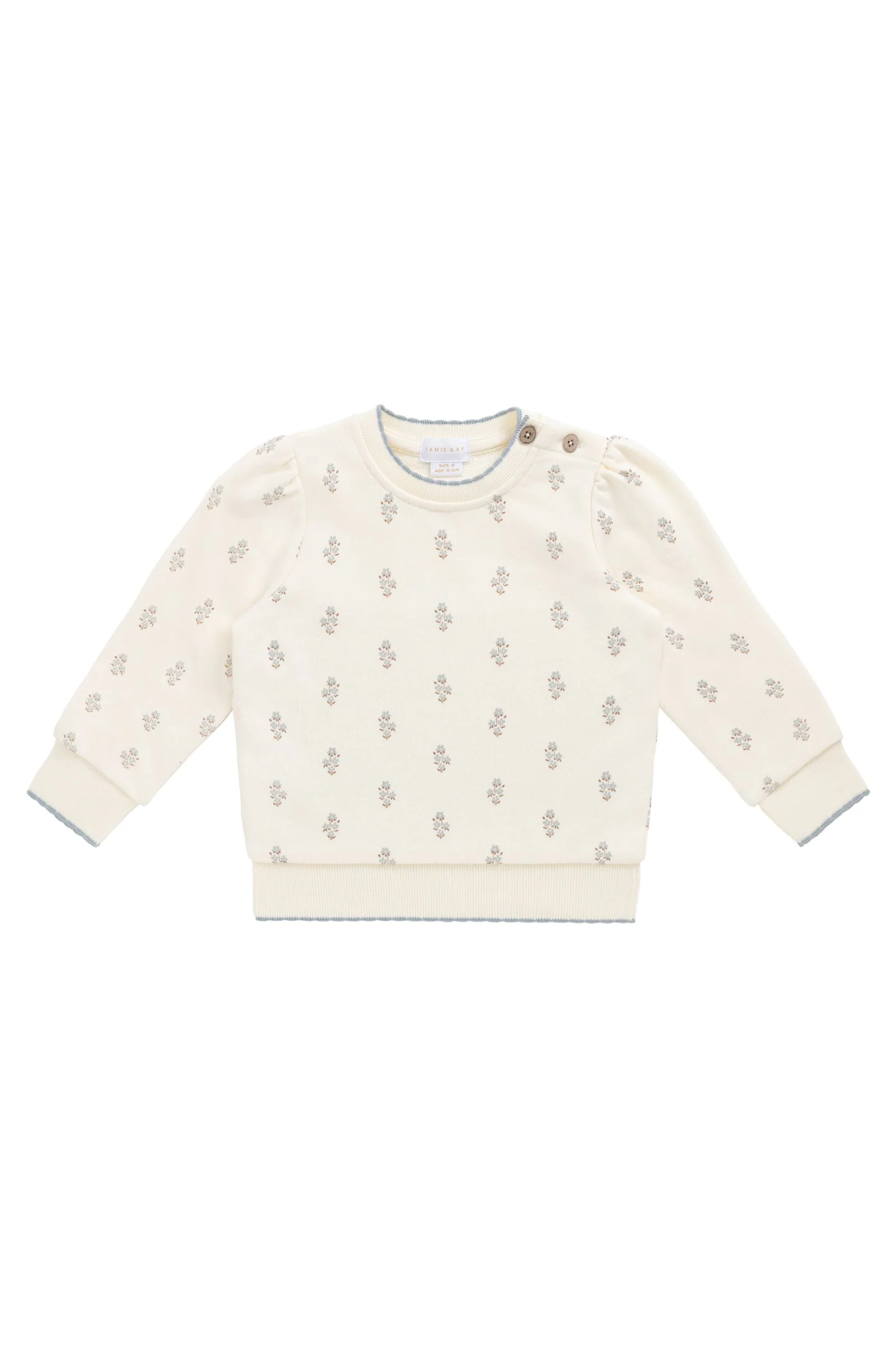 Organic Cotton Monroe Sweatshirt - Rachelle Blue Fox - Image 2