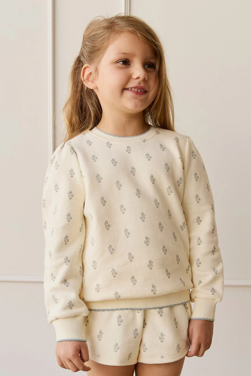 Organic Cotton Monroe Sweatshirt - Rachelle Blue Fox - Image 4