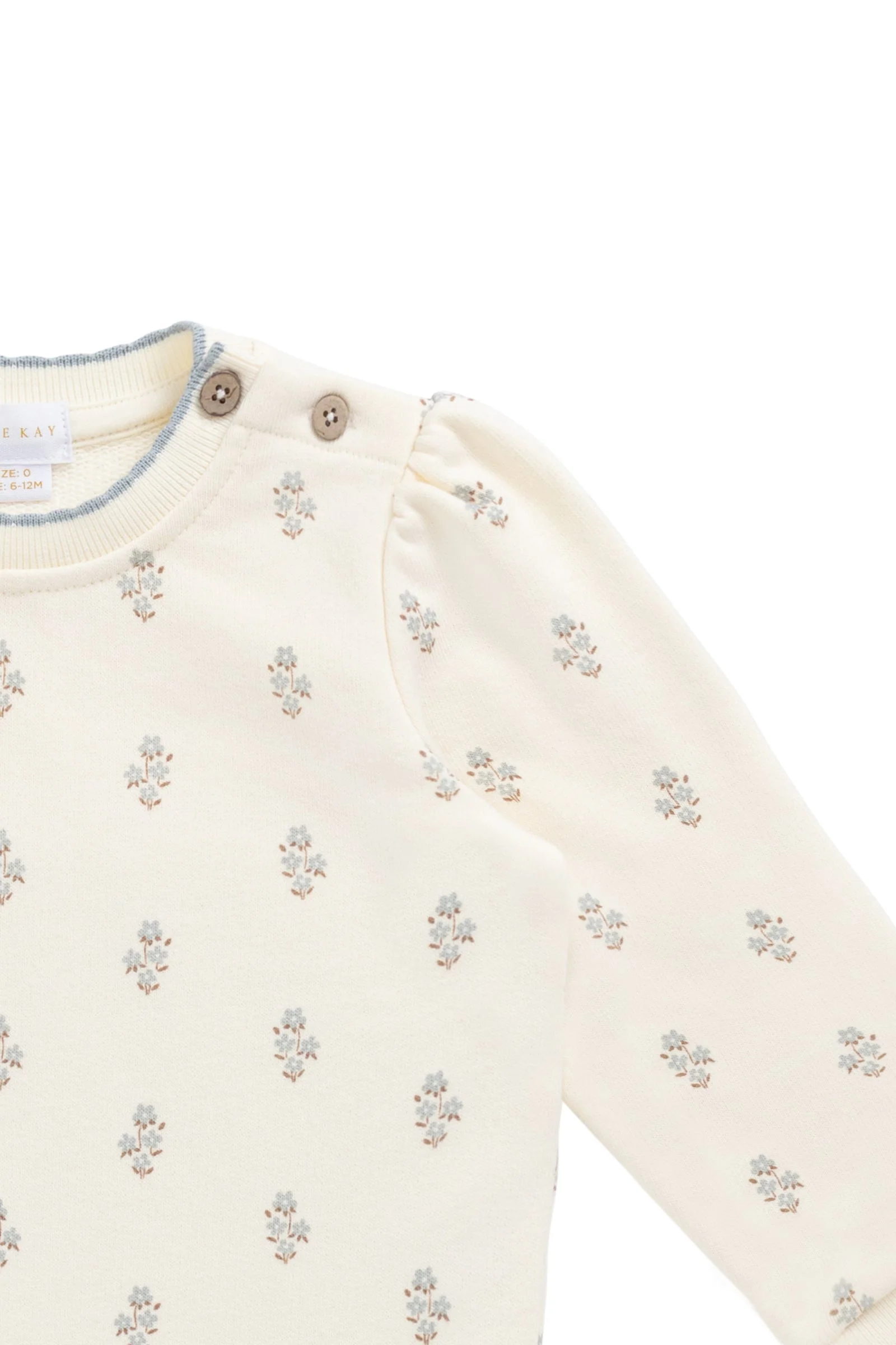 Organic Cotton Monroe Sweatshirt - Rachelle Blue Fox - Image 7