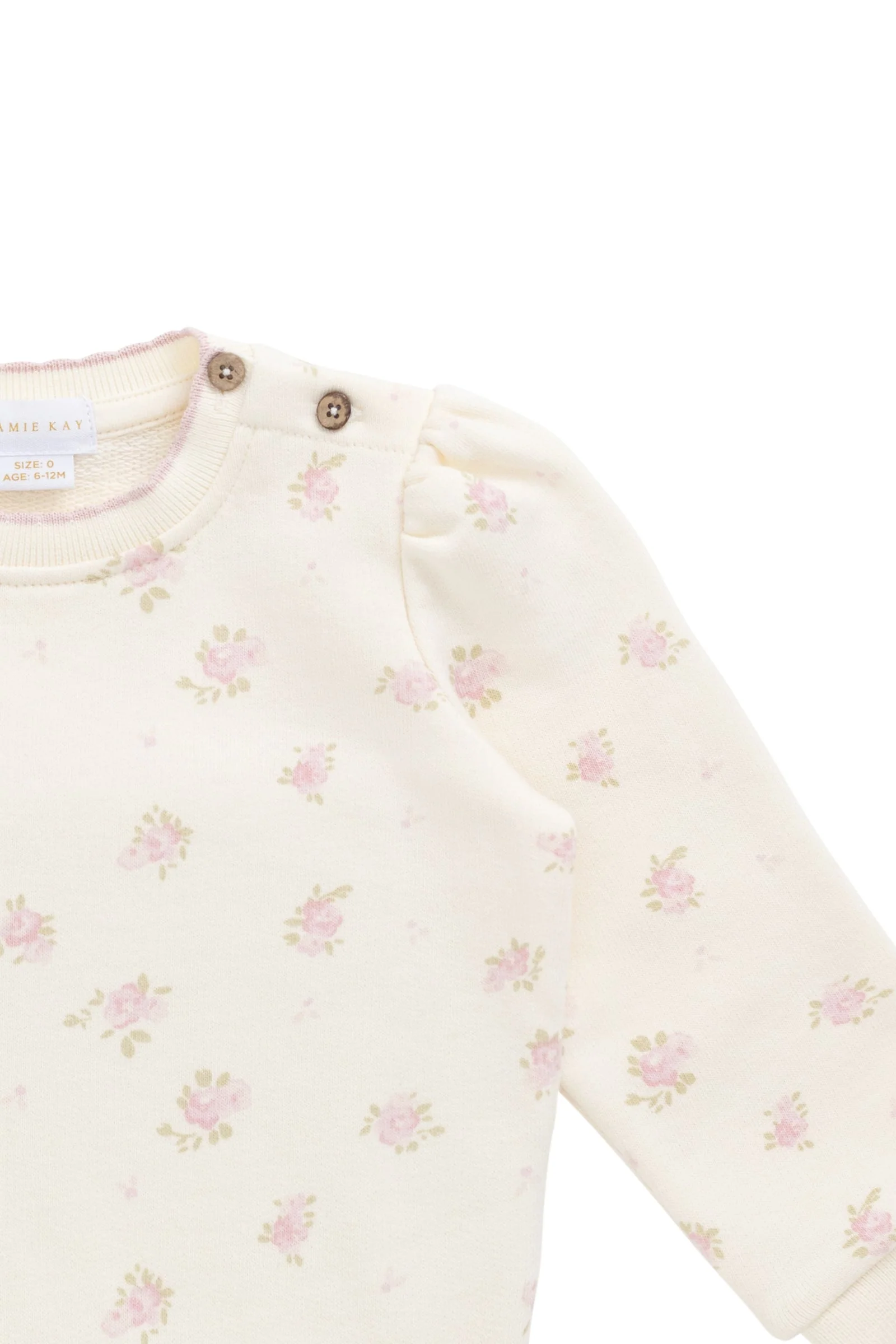Organic Cotton Monroe Sweatshirt - Simone Egret - Image 10