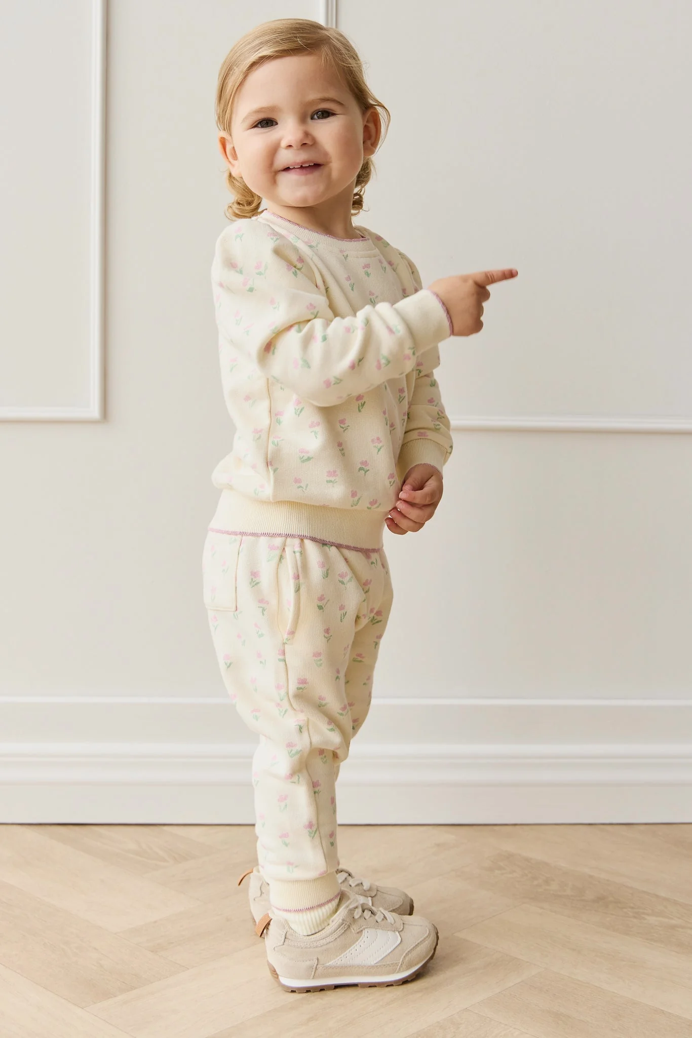 Organic Cotton Monroe Track Pant - Lila Pink - Image 4