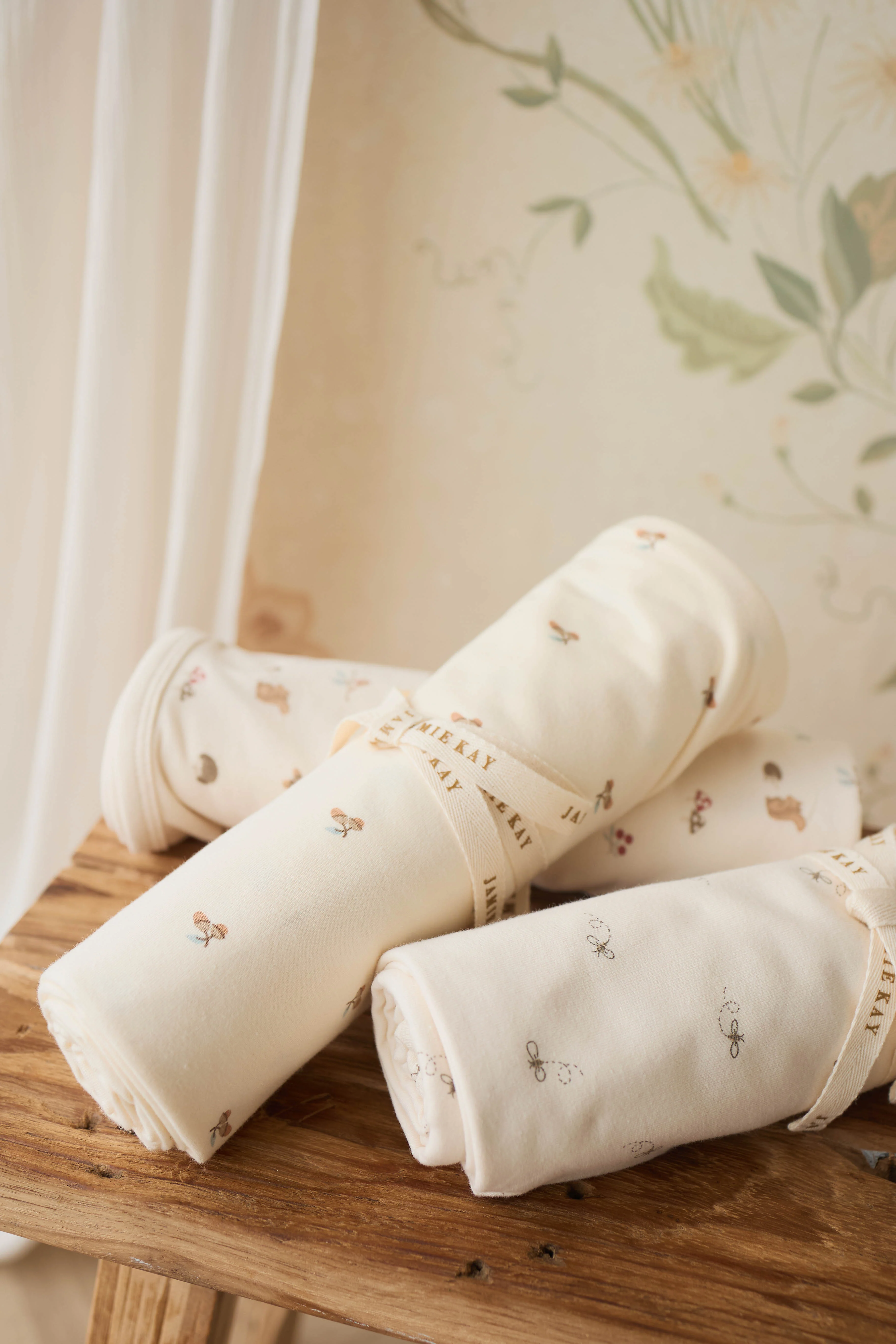 Organic Cotton Murphy Wrap - Forest Night Acorns - Image 4