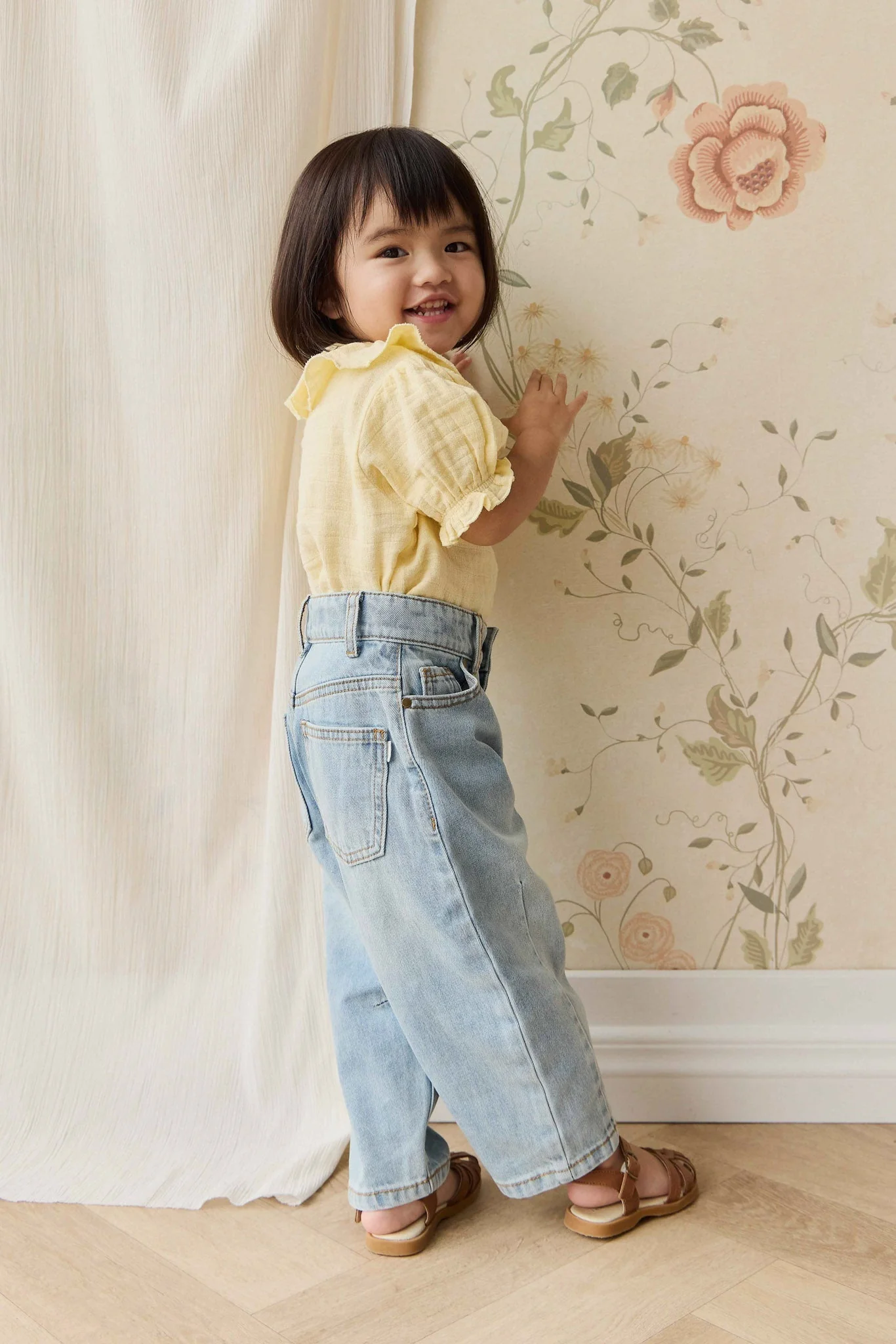 Organic Cotton Muslin Alora Top - Sunshine - Image 4
