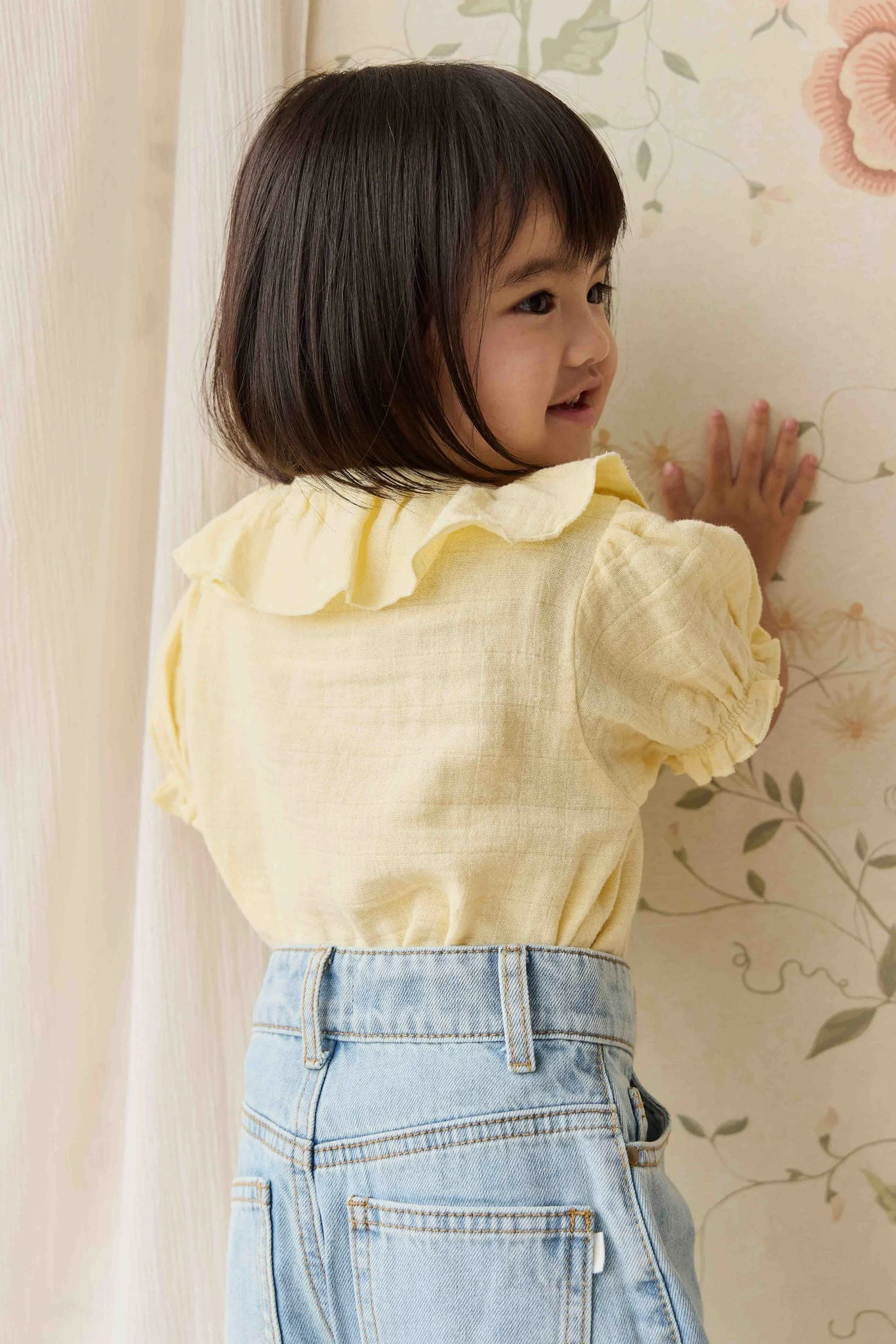 Organic Cotton Muslin Alora Top - Sunshine - Image 5