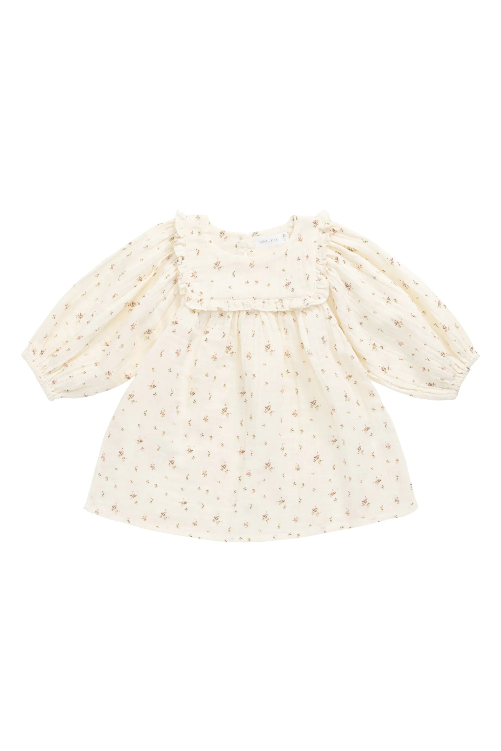 Organic Cotton Muslin Amira Dress - Dina Antique - Image 2