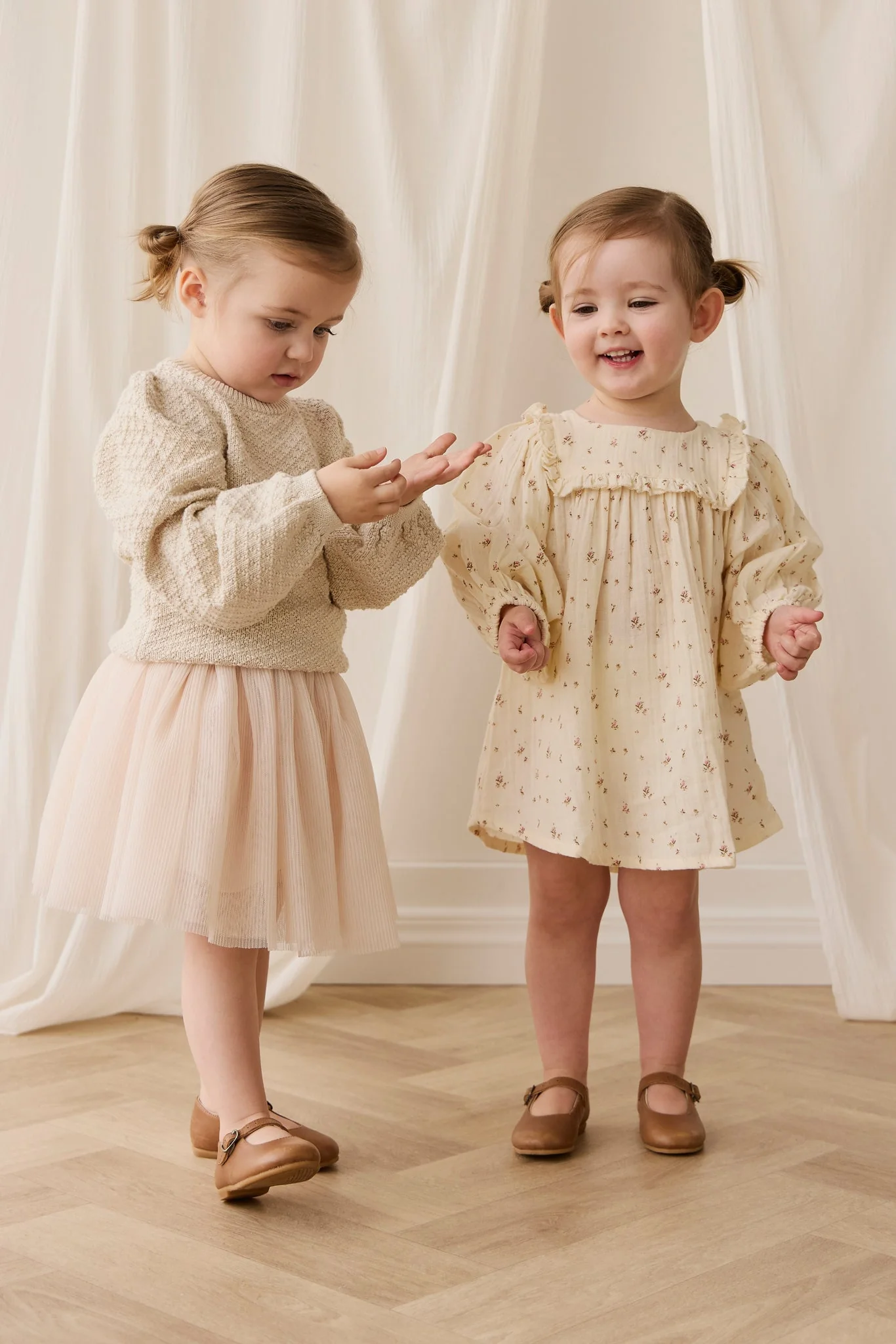 Organic Cotton Muslin Amira Dress - Dina Antique - Image 4