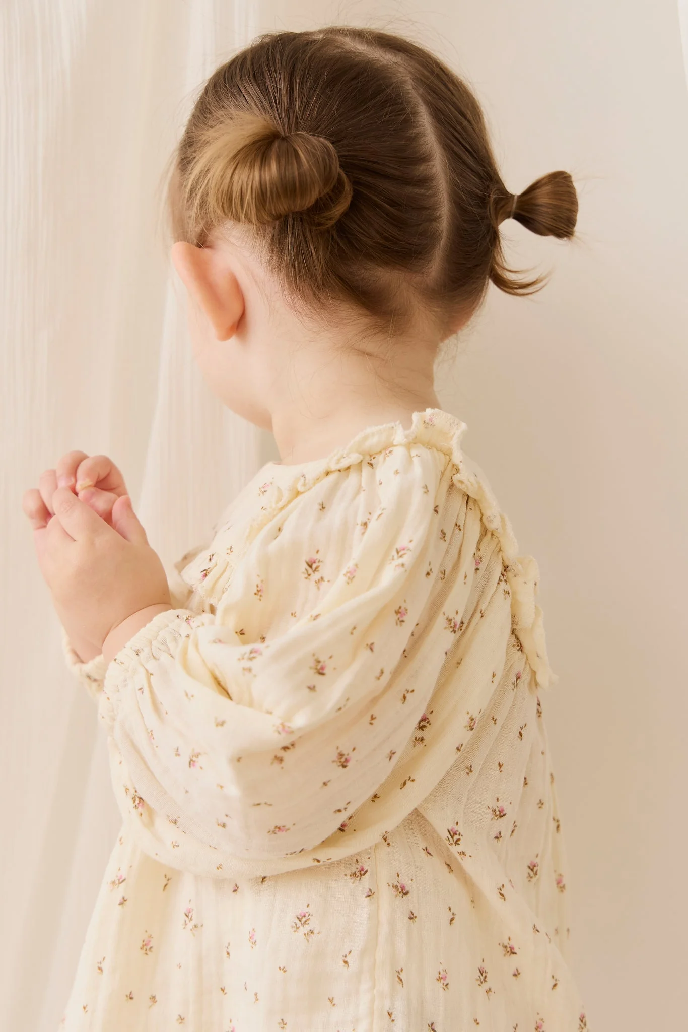 Organic Cotton Muslin Amira Dress - Dina Antique - Image 7