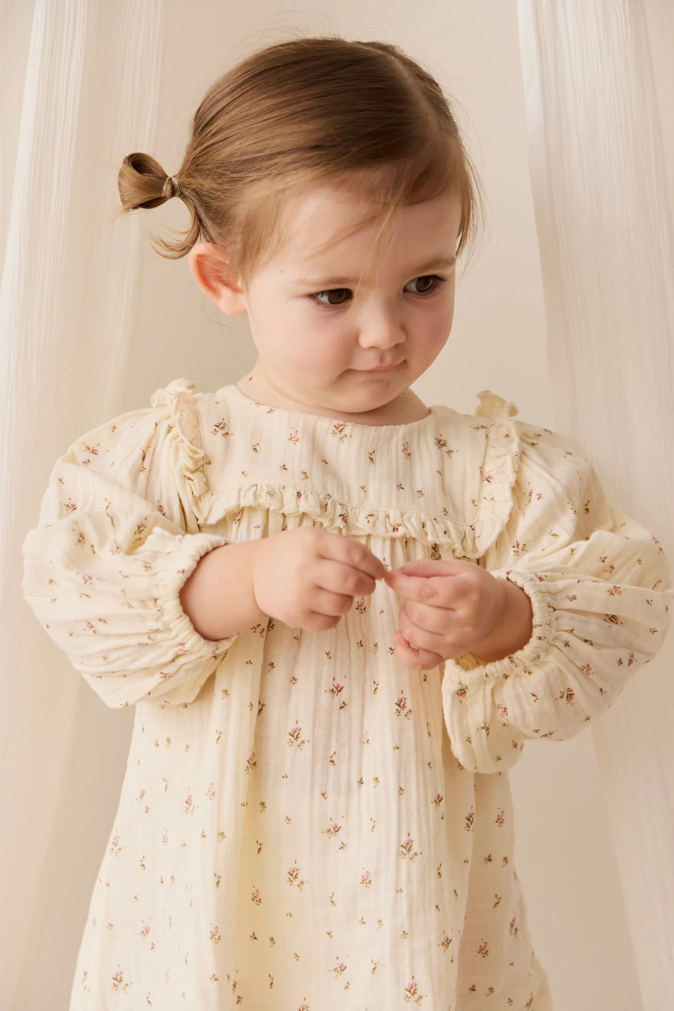 Organic Cotton Muslin Amira Dress - Dina Antique - Image 8