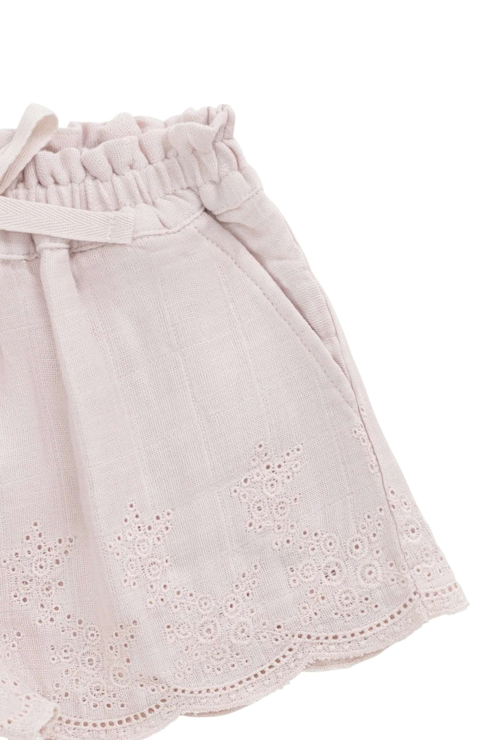 Organic Cotton Muslin Anja Short - Pale Lilac - Image 7