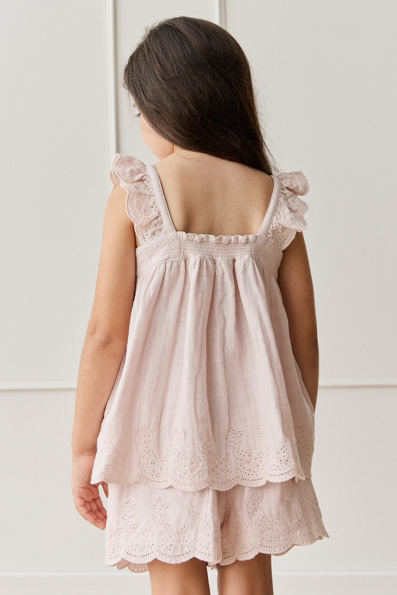 Organic Cotton Muslin Anja Top - Pale Lilac - Image 3