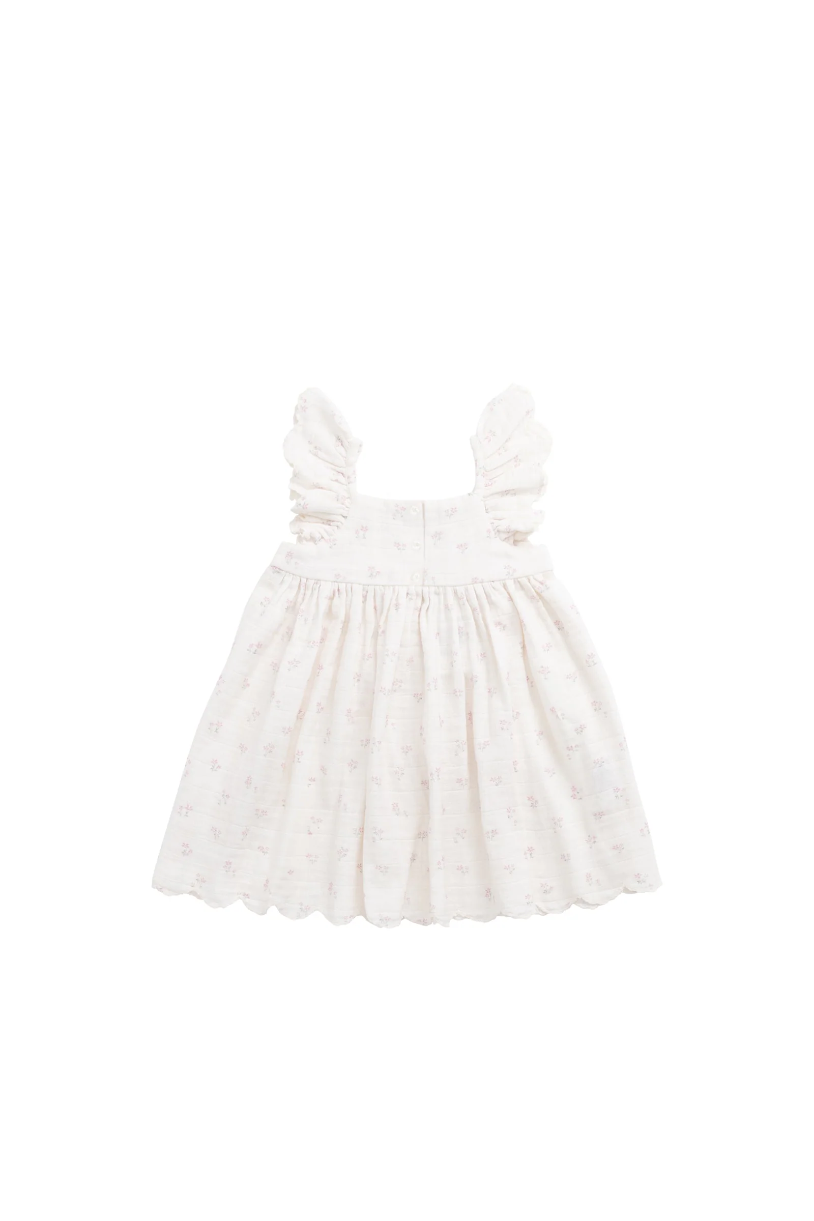 Organic Cotton Muslin Annalise Dress - Pauline Pink - Image 2
