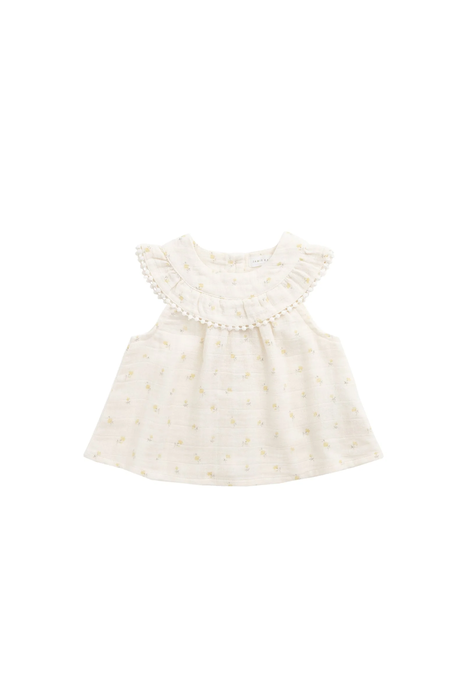 Organic Cotton Muslin Annalise Top - Vintage Ditsy - Image 2