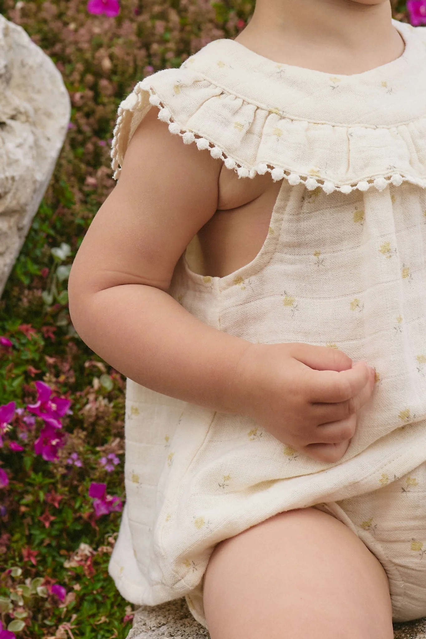 Organic Cotton Muslin Annalise Top - Vintage Ditsy - Image 6