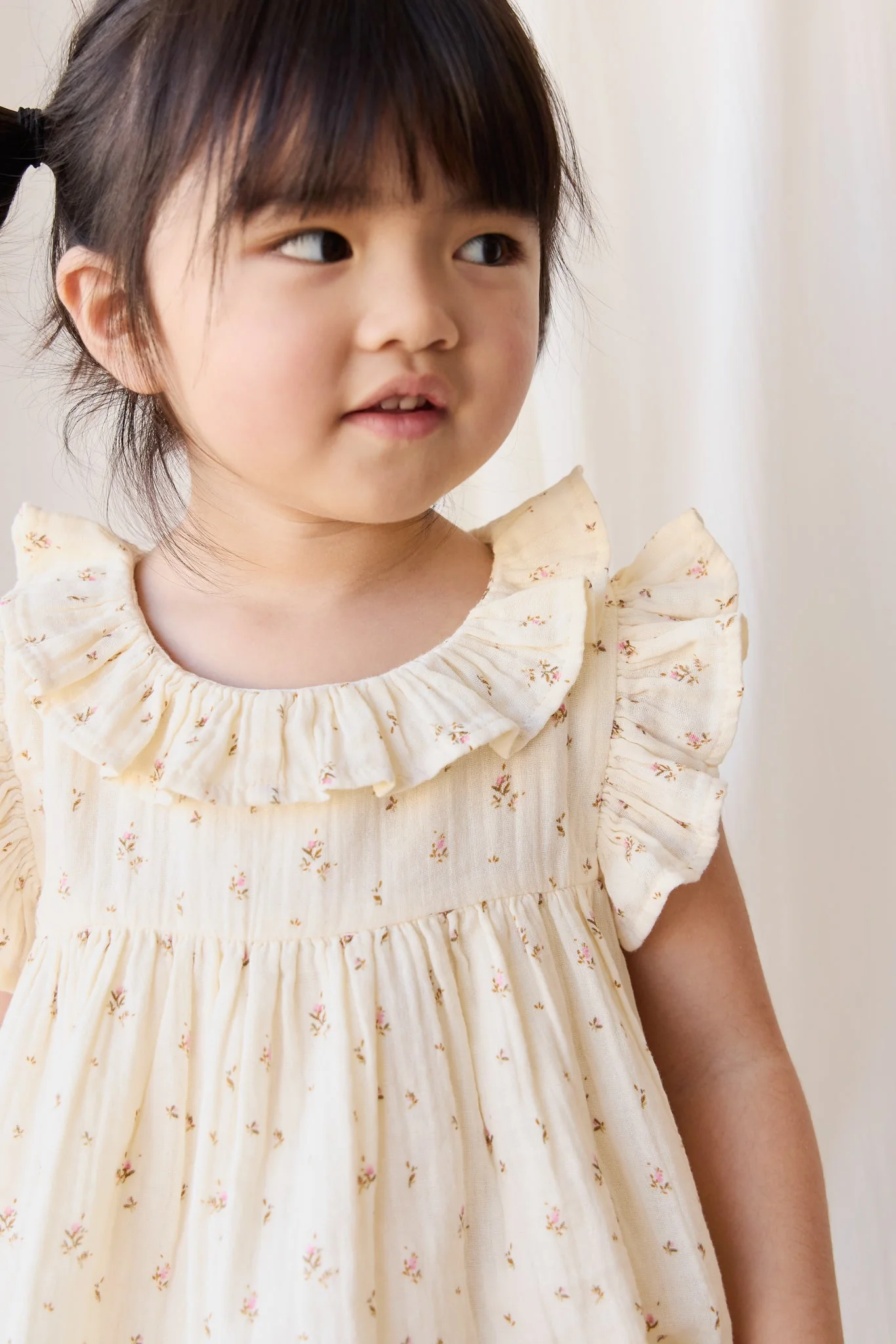 Organic Cotton Muslin Banks Blouse - Dina Antique - Image 10