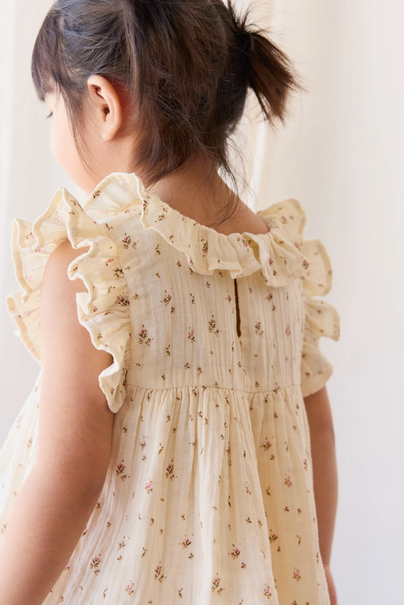 Organic Cotton Muslin Banks Blouse - Dina Antique - Image 7