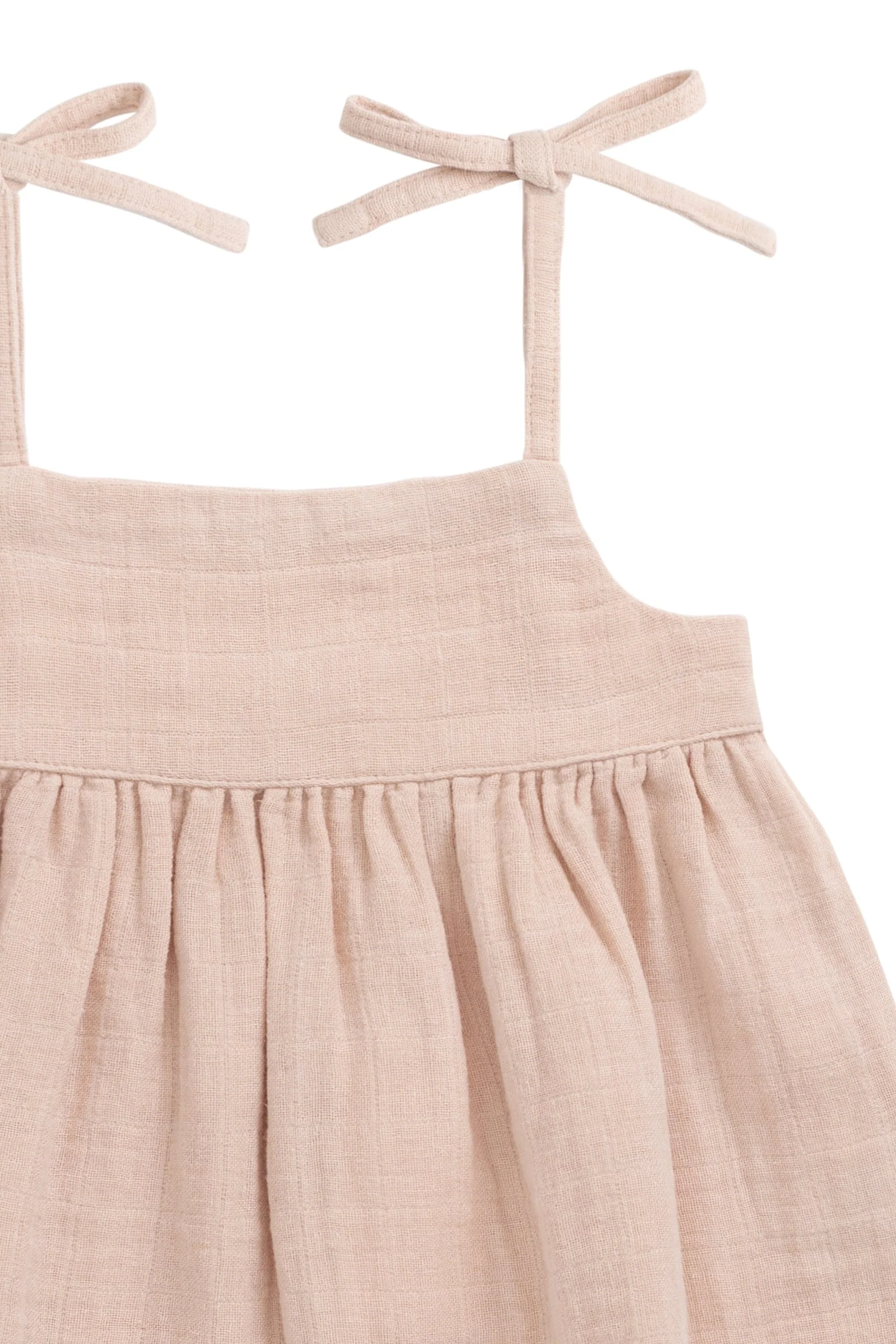 Organic Cotton Muslin Briella Top - Chalky Pink - Image 9