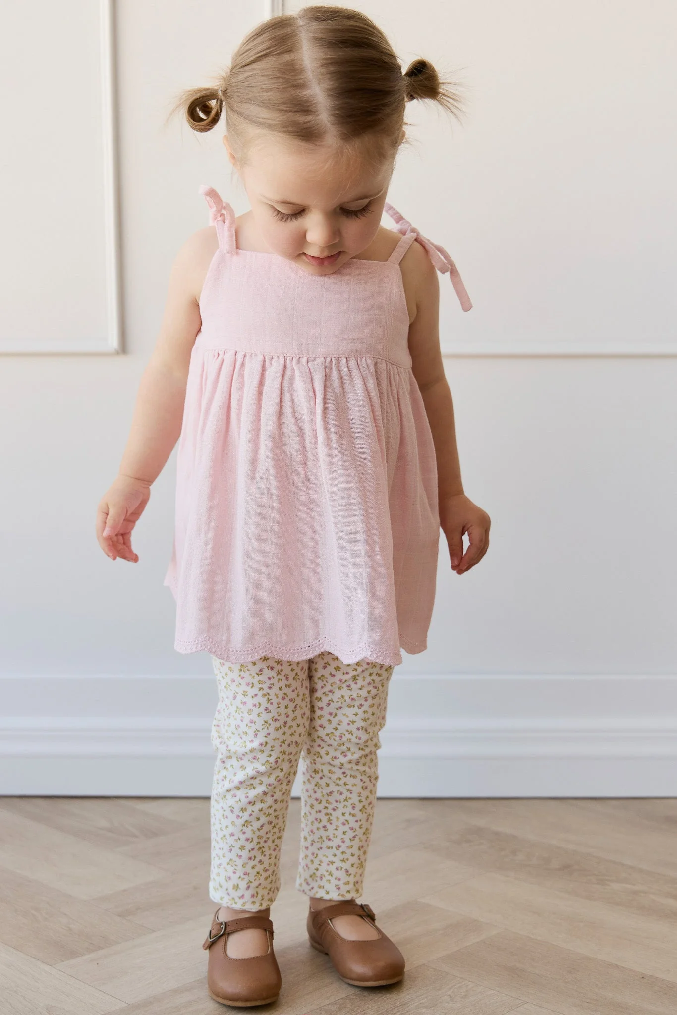 Organic Cotton Muslin Briella Top - Poppy - Image 3