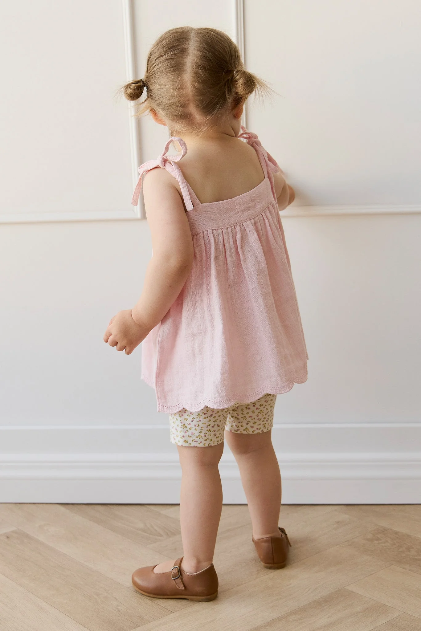 Organic Cotton Muslin Briella Top - Poppy - Image 4