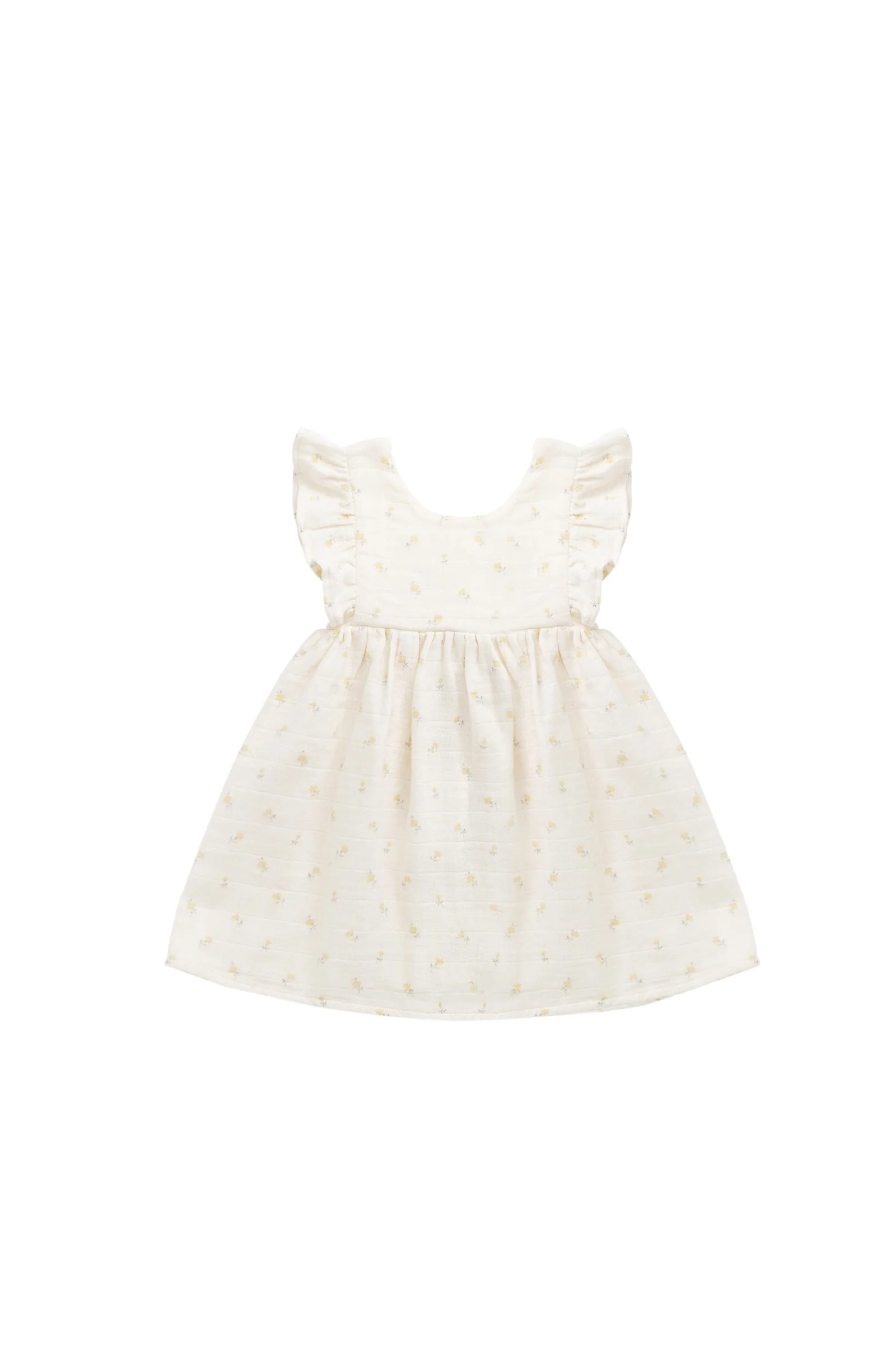 Organic Cotton Muslin Brielle Dress - Vintage Ditsy - Image 3