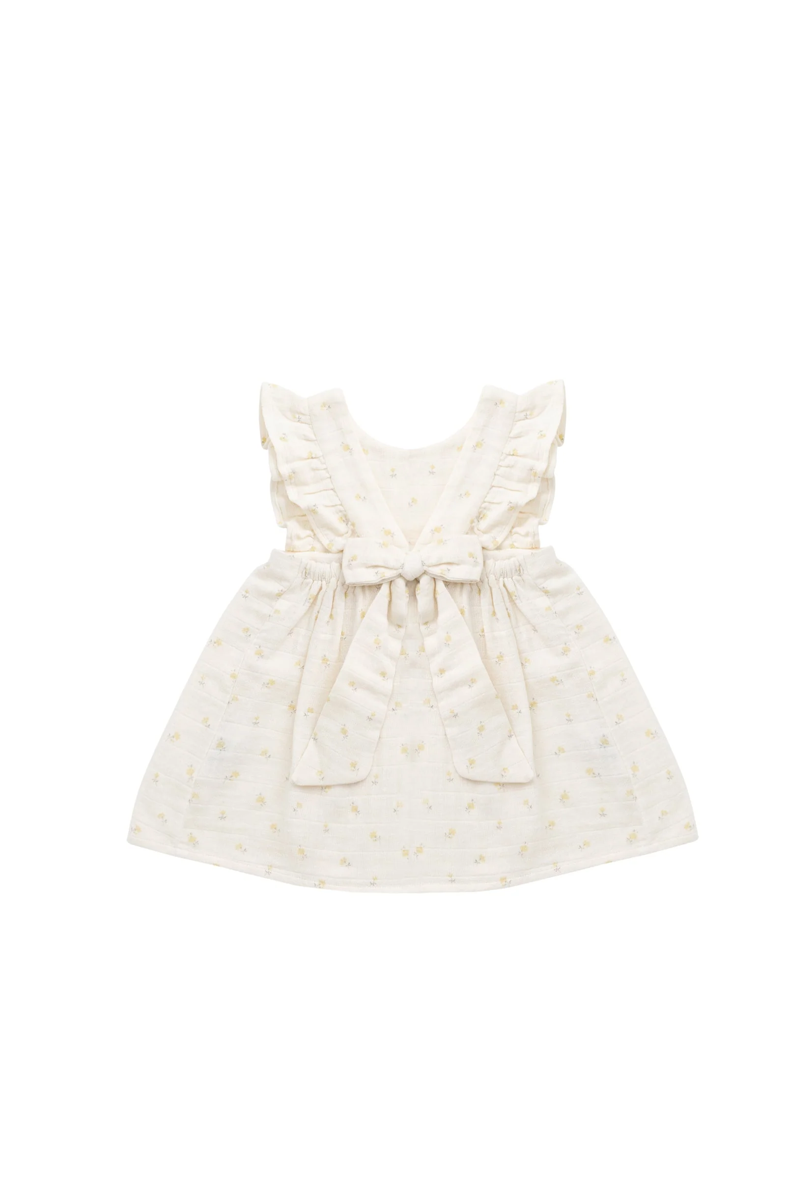 Organic Cotton Muslin Brielle Dress - Vintage Ditsy - Image 4