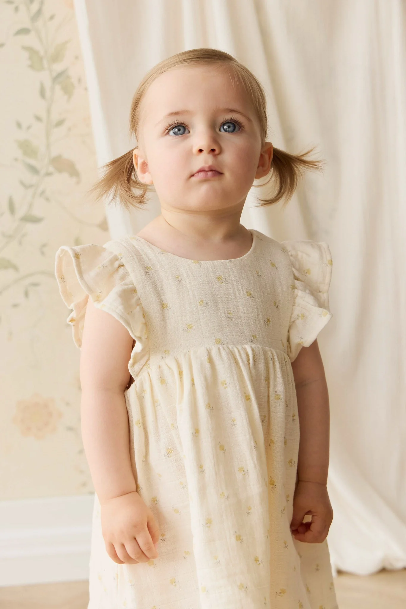 Organic Cotton Muslin Brielle Dress - Vintage Ditsy - Image 5