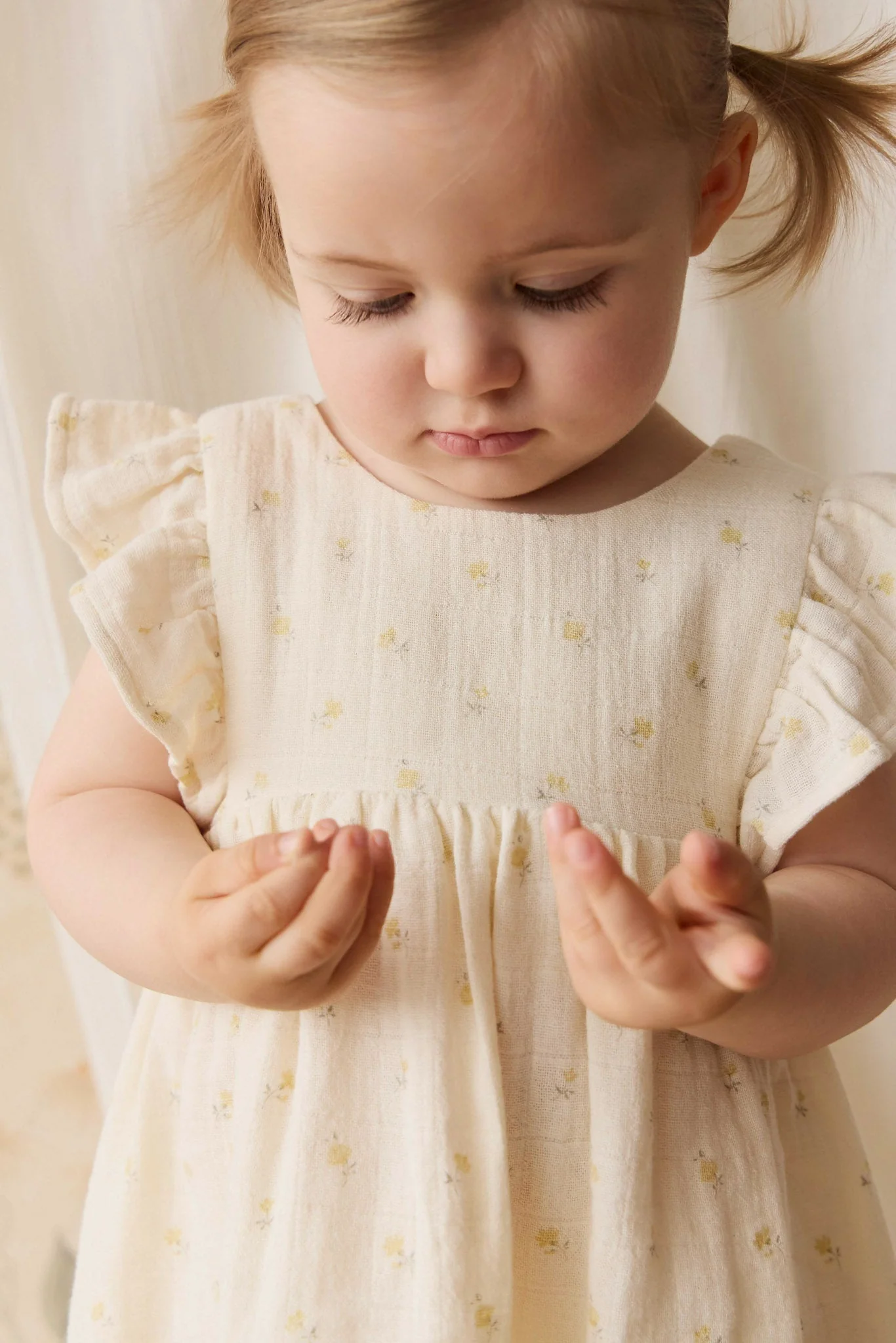 Organic Cotton Muslin Brielle Dress - Vintage Ditsy - Image 7