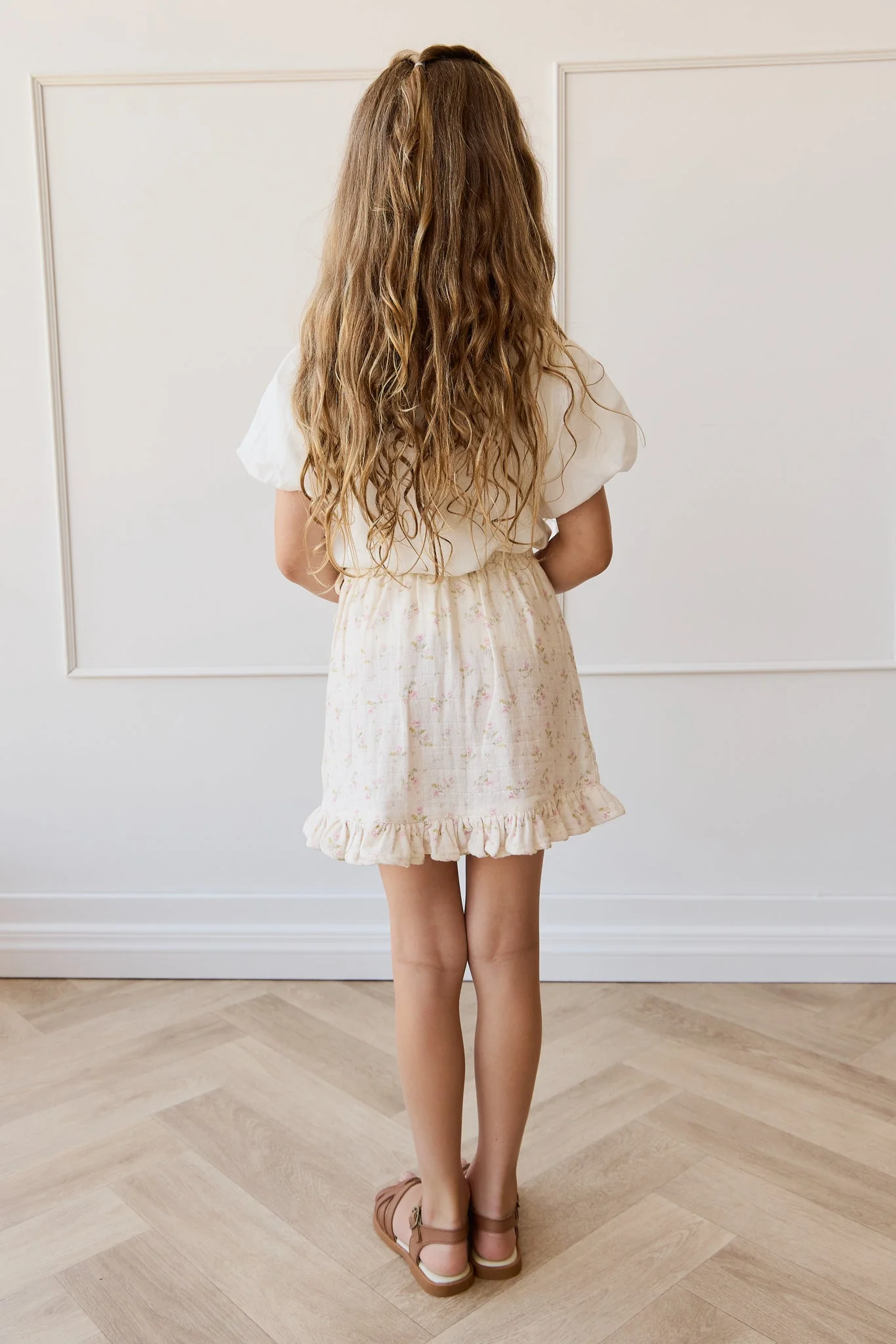 Organic Cotton Muslin Celine Skirt - Emelia Pink - Image 6