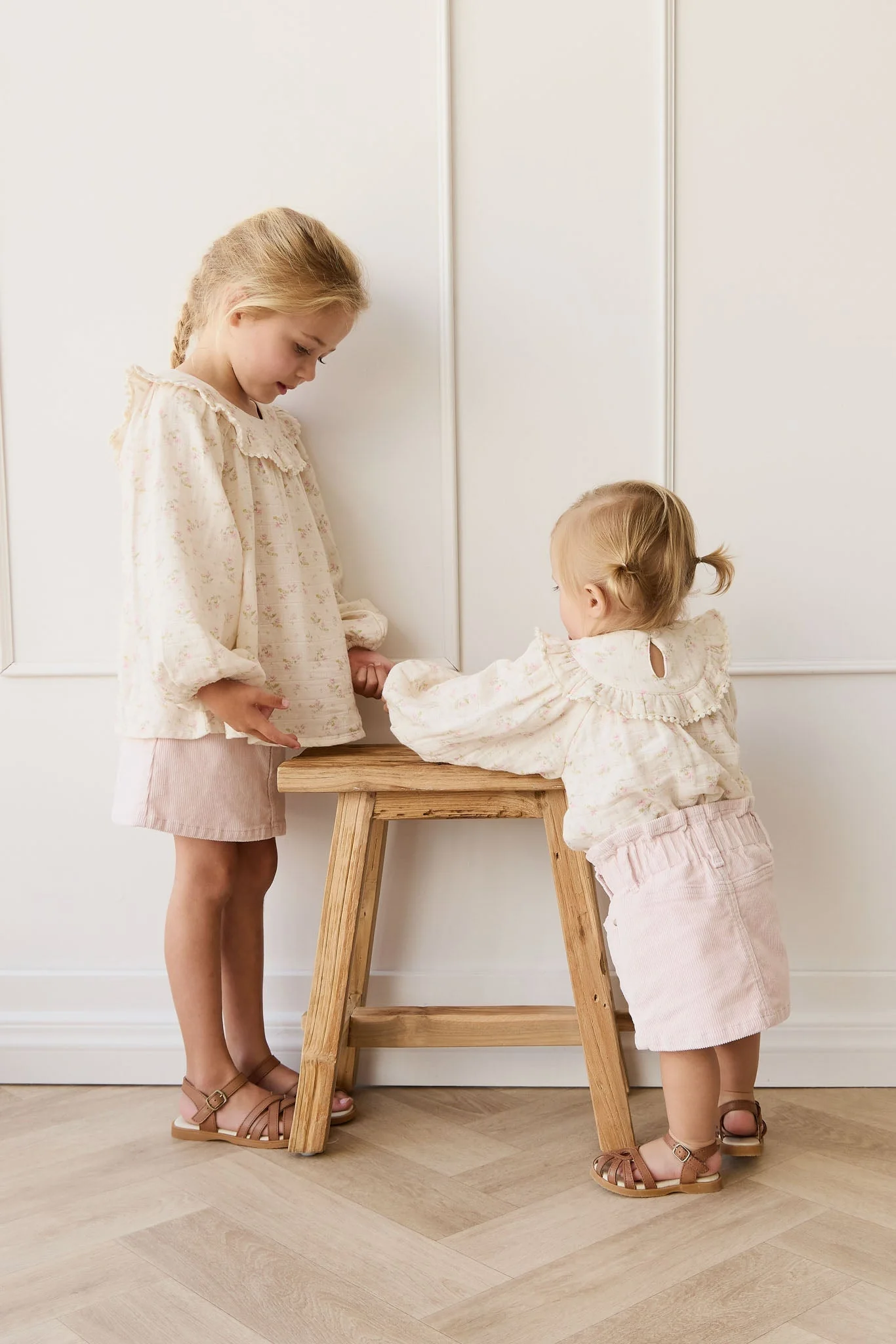 Organic Cotton Muslin Cleo Blouse - Emelia Pink - Image 8