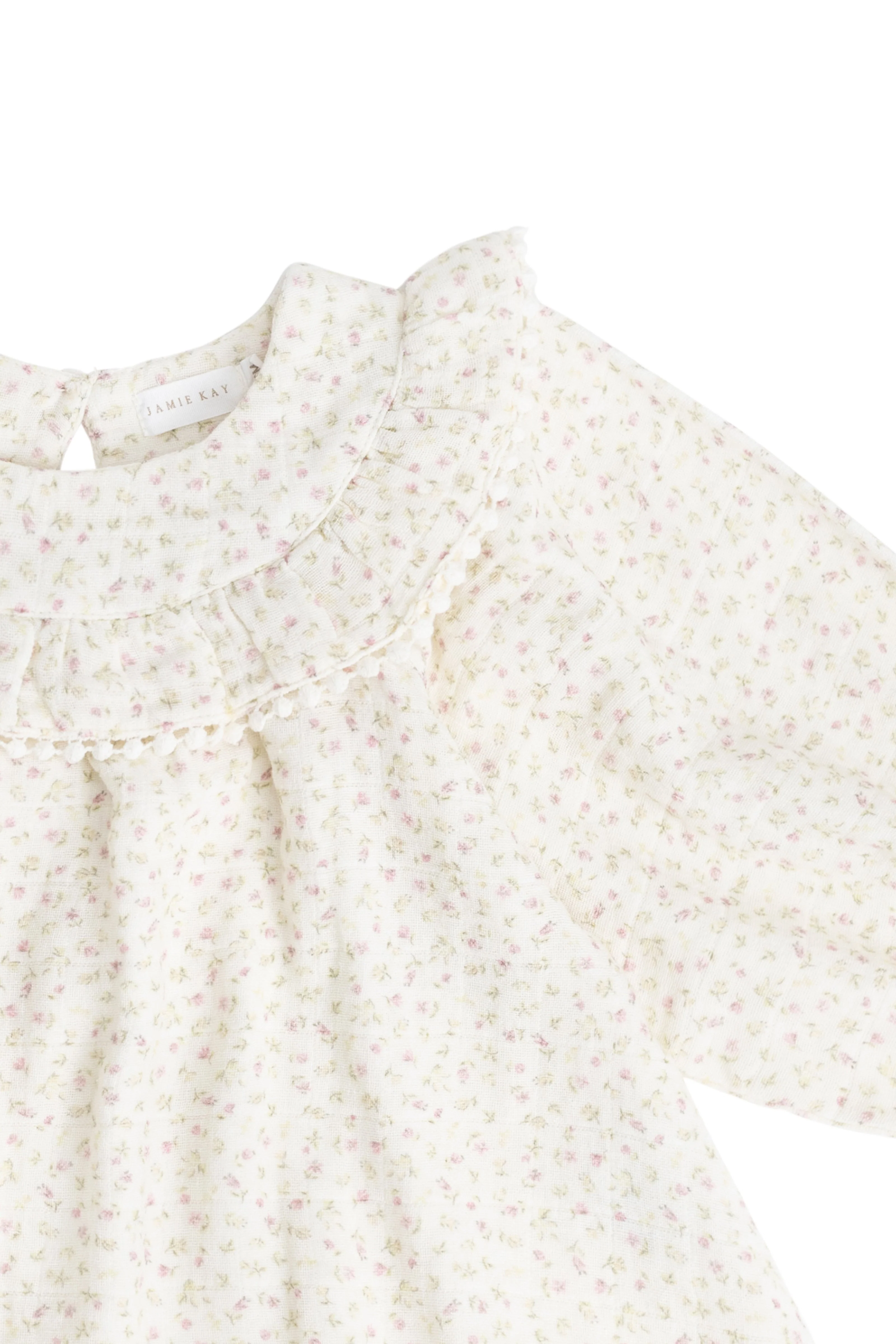 Organic Cotton Muslin Cleo Blouse - Pippa Pink - Image 9