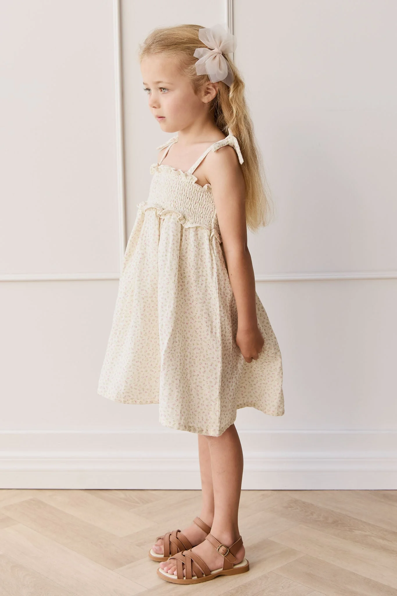 Organic Cotton Muslin Cleo Dress - Pippa Pink - Image 4
