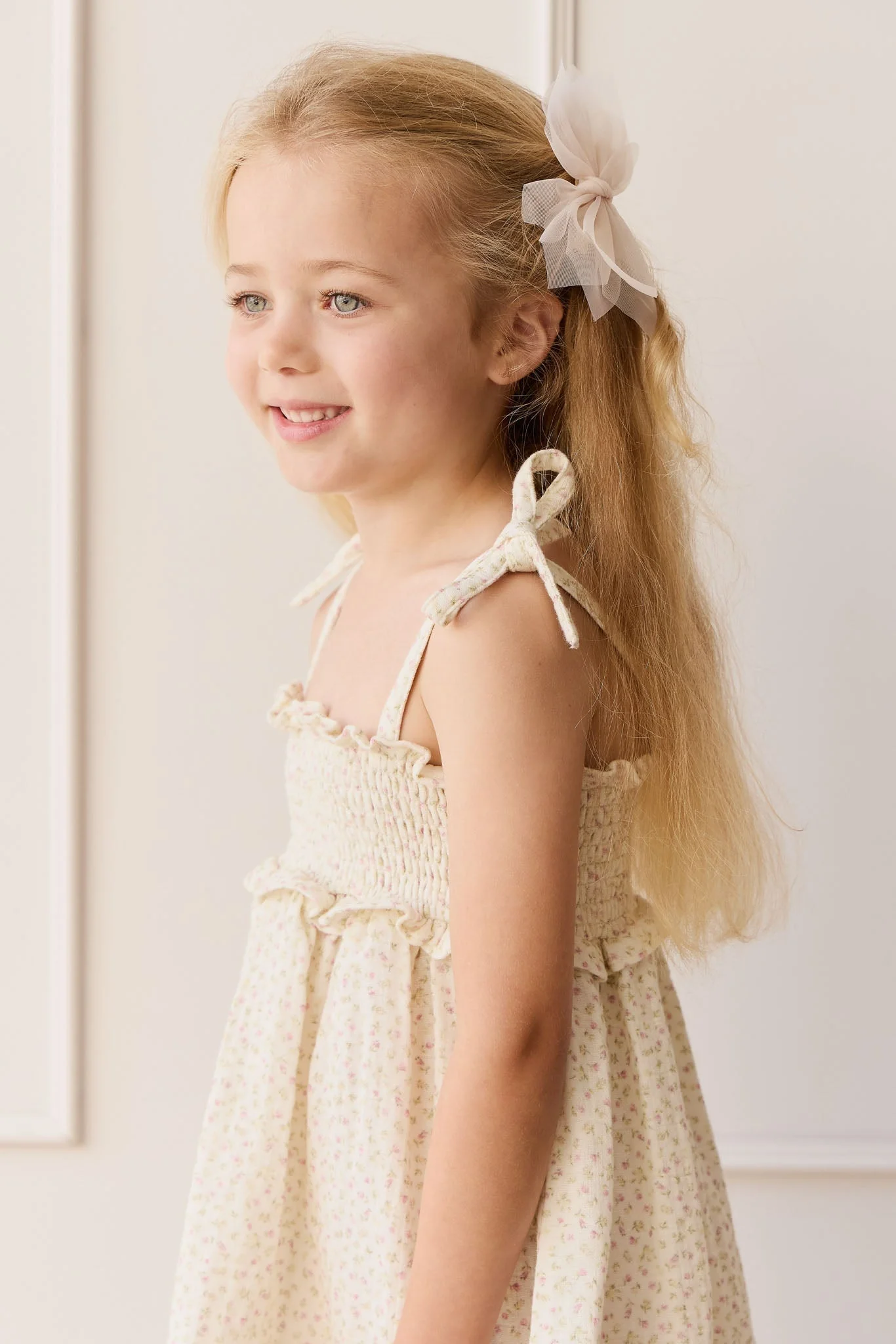 Organic Cotton Muslin Cleo Dress - Pippa Pink - Image 5