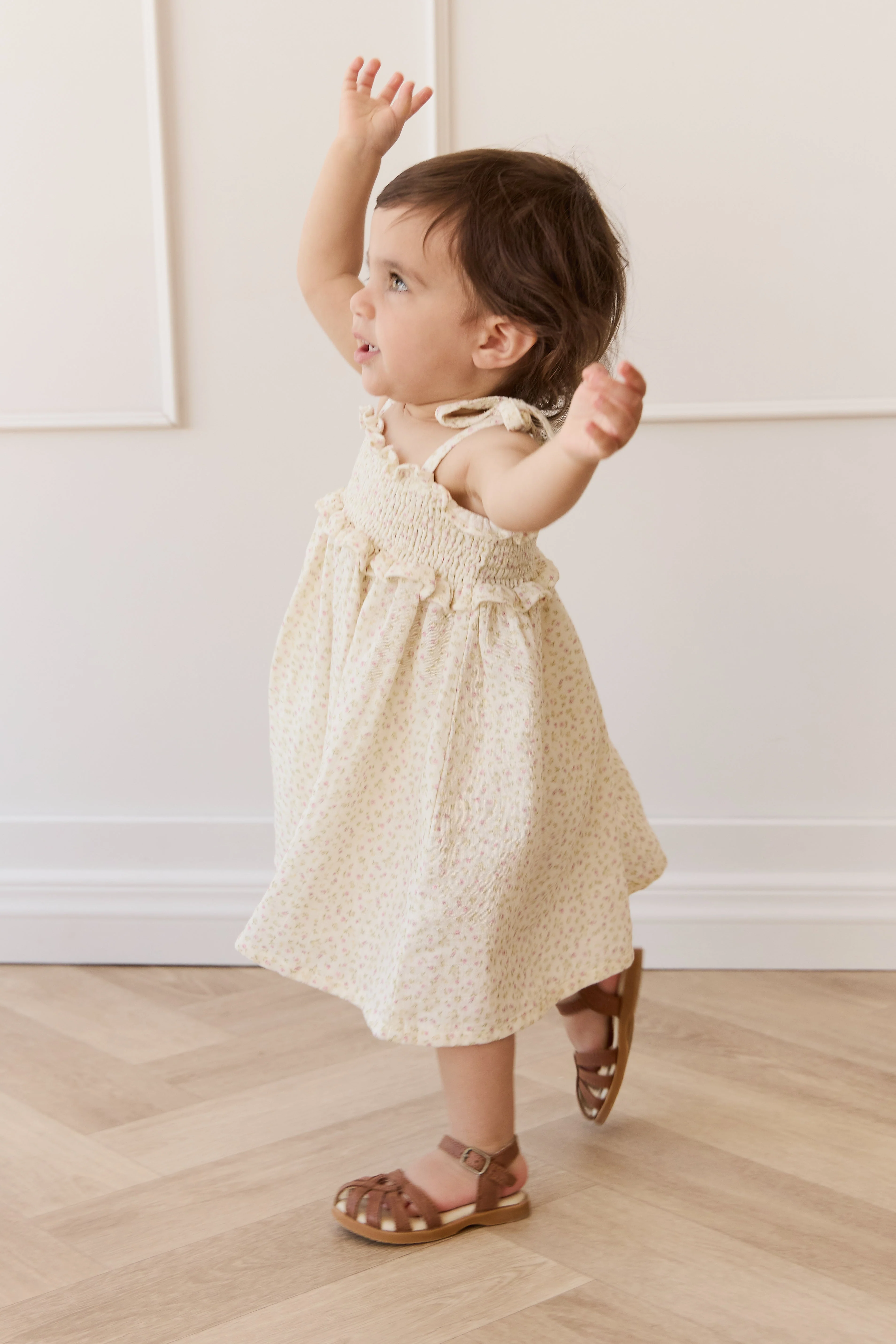 Organic Cotton Muslin Cleo Dress - Pippa Pink - Image 6