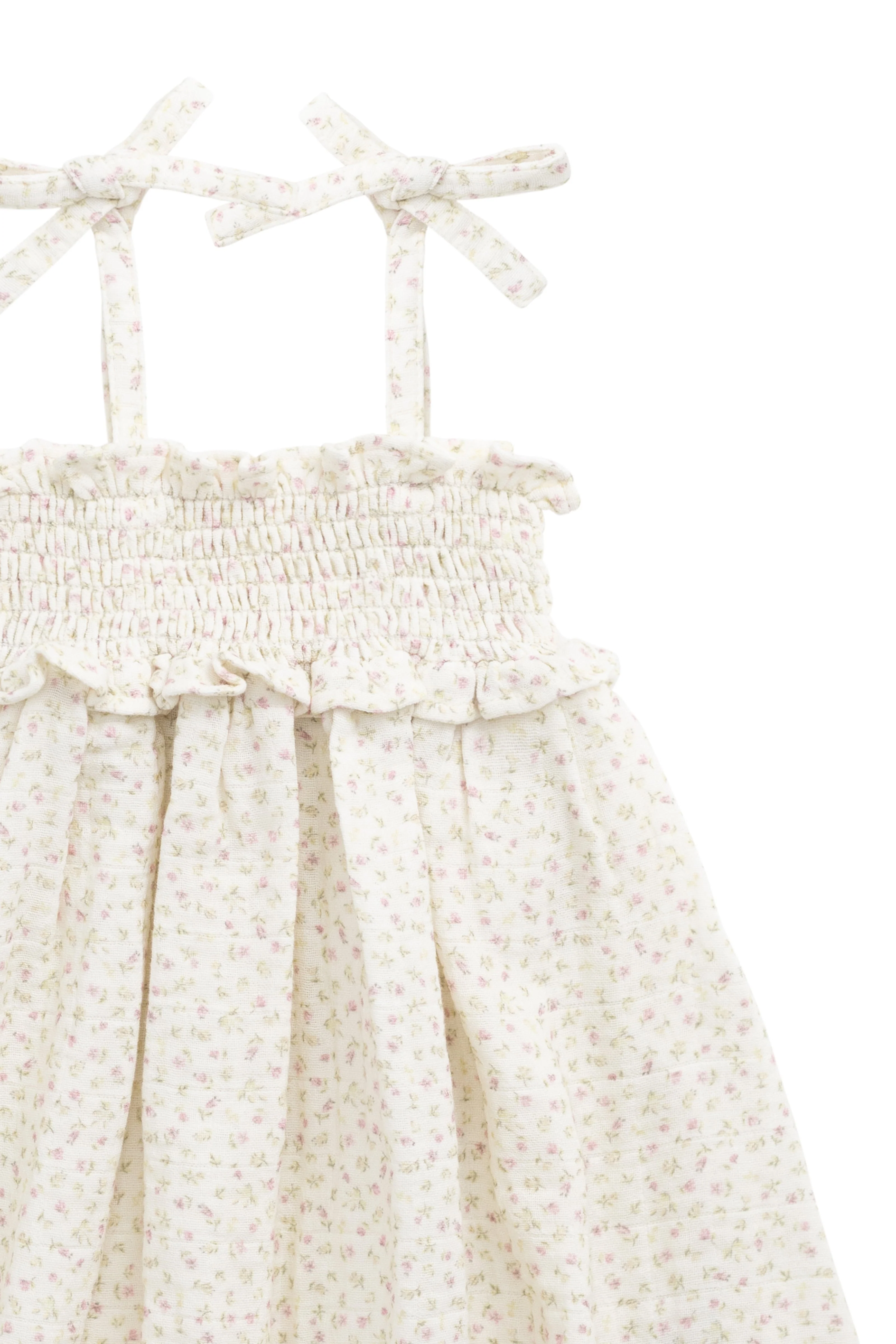 Organic Cotton Muslin Cleo Dress - Pippa Pink - Image 9