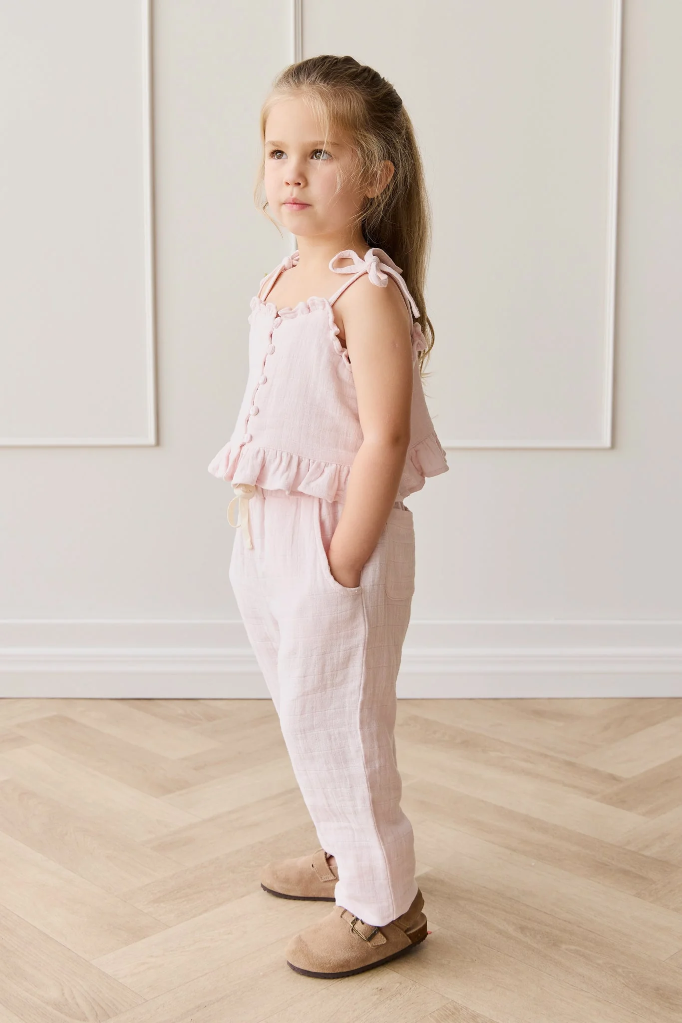 Organic Cotton Muslin Cordelia Pant - Cassia - Image 5