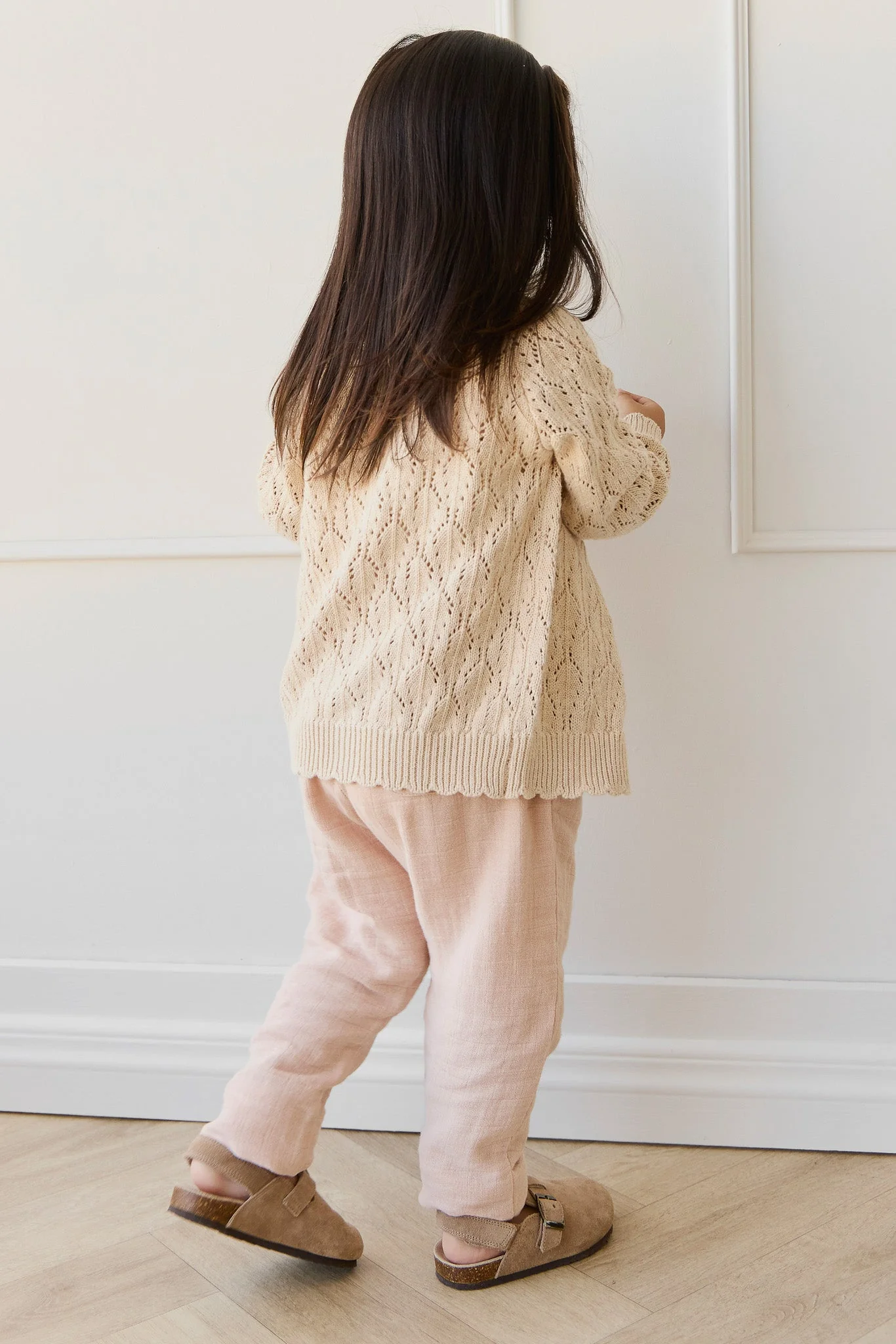 Organic Cotton Muslin Cordelia Pant - Chalky Pink - Image 5