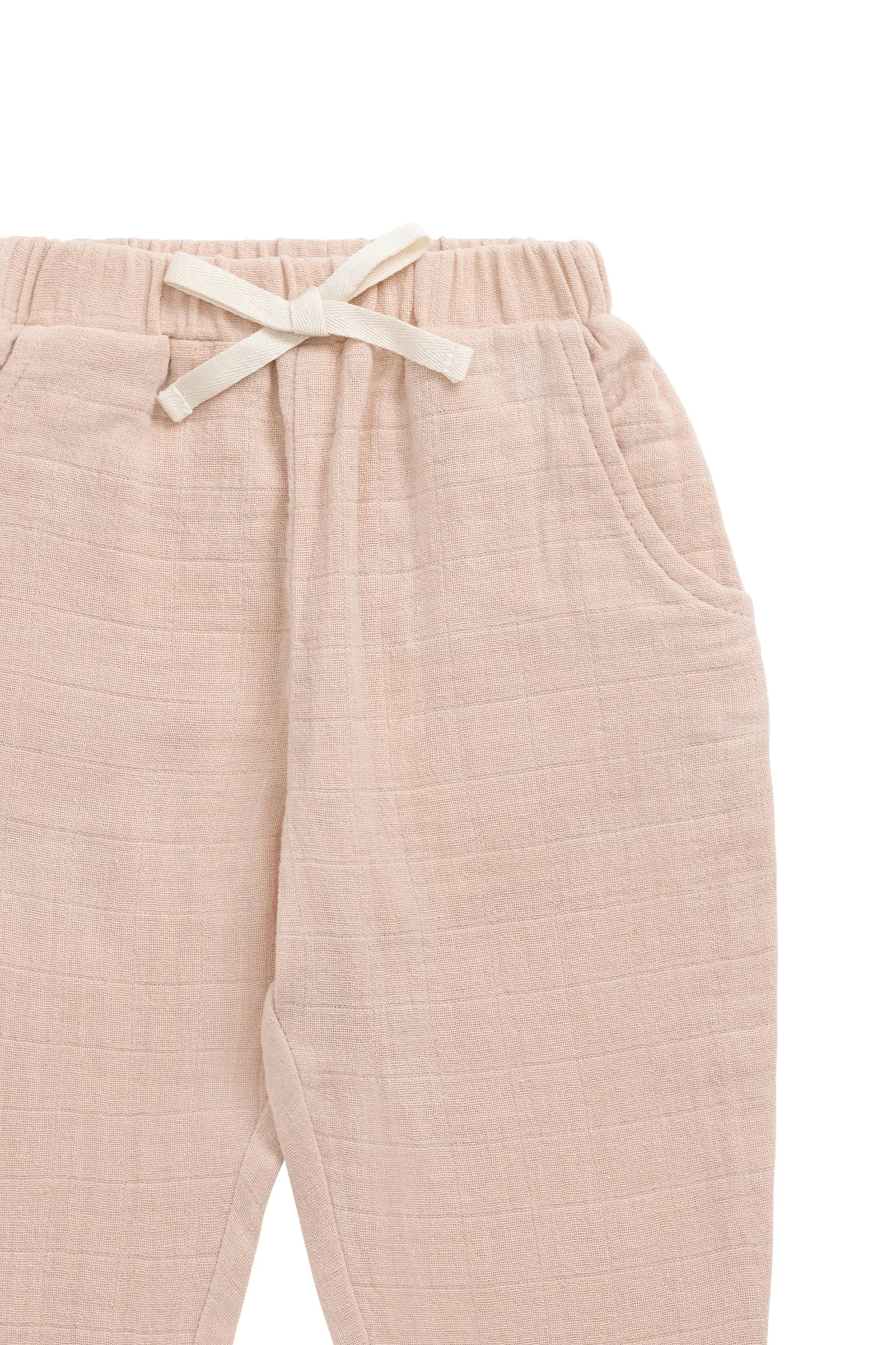 Organic Cotton Muslin Cordelia Pant - Chalky Pink - Image 7