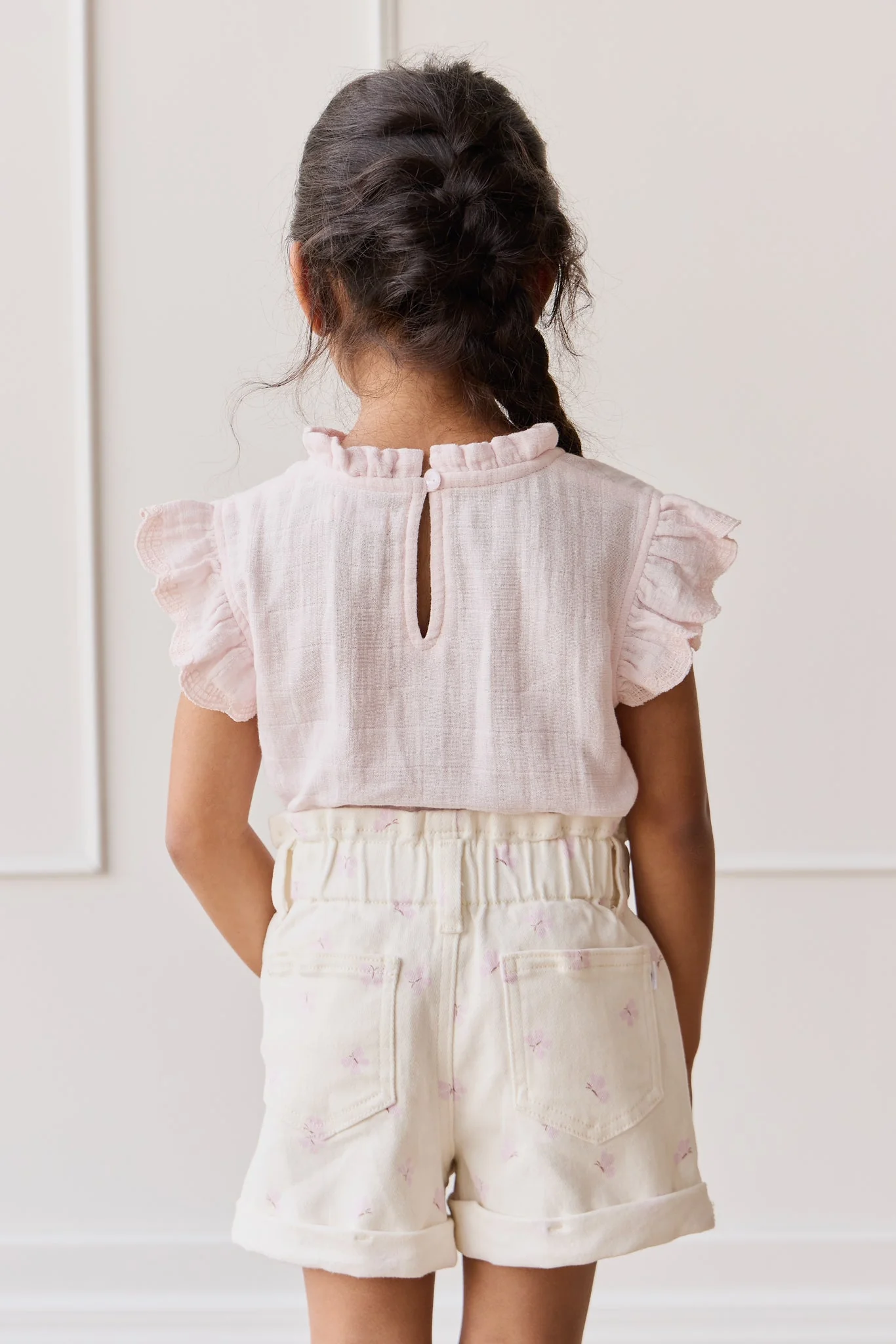Organic Cotton Muslin Edith Top - Cassia - Image 4