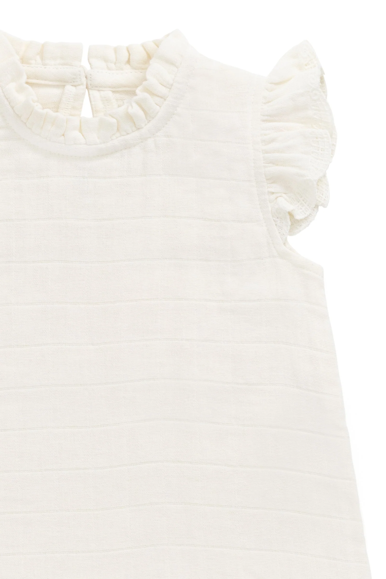 Organic Cotton Muslin EdithTop - Parchment - Image 2