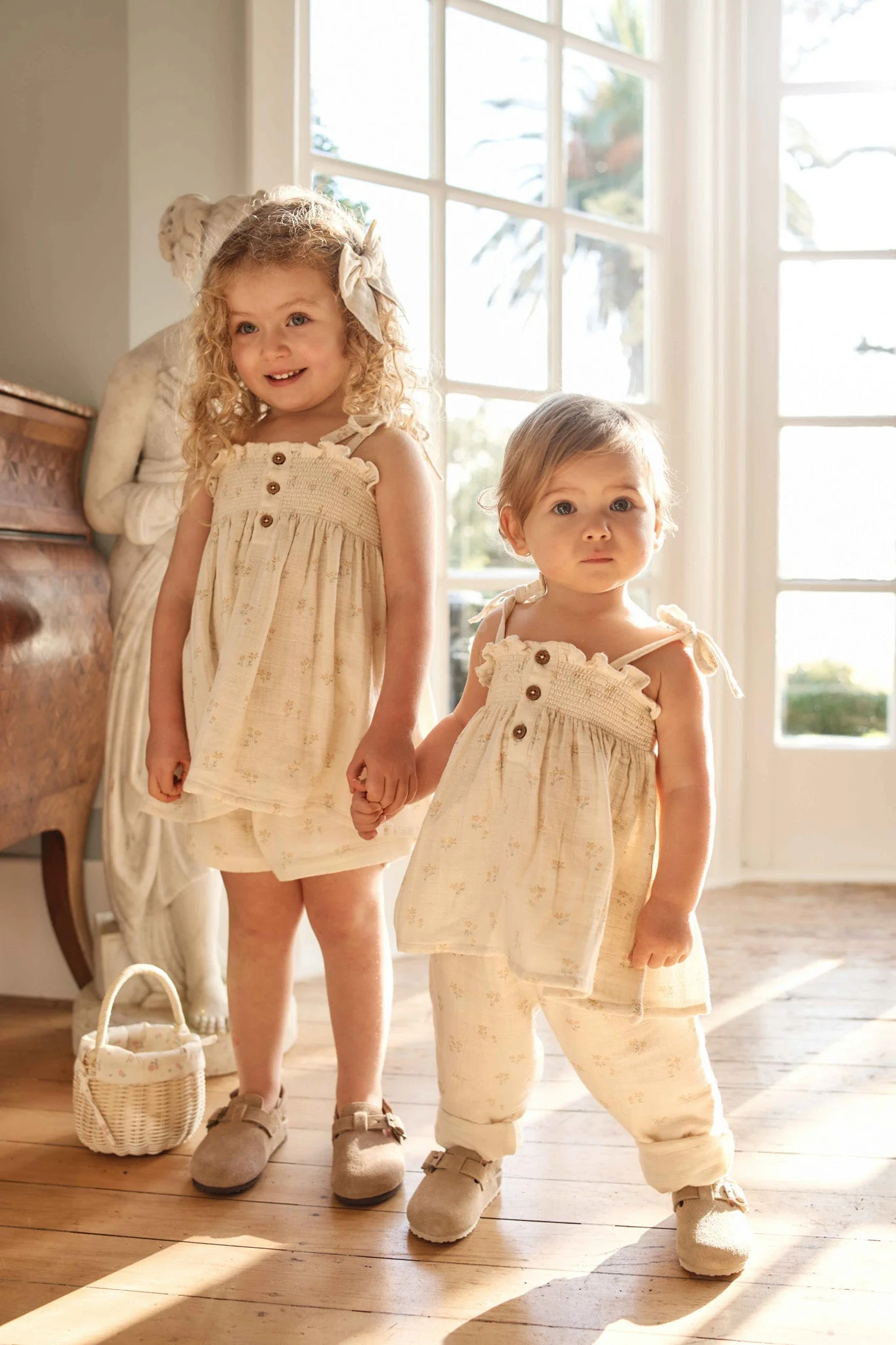 Organic Cotton Muslin Ellie Top - Pauline Chamomile - Image 5