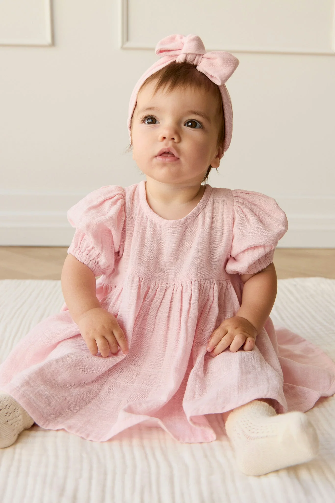 Organic Cotton Muslin Elodie Top - Poppy - Image 3