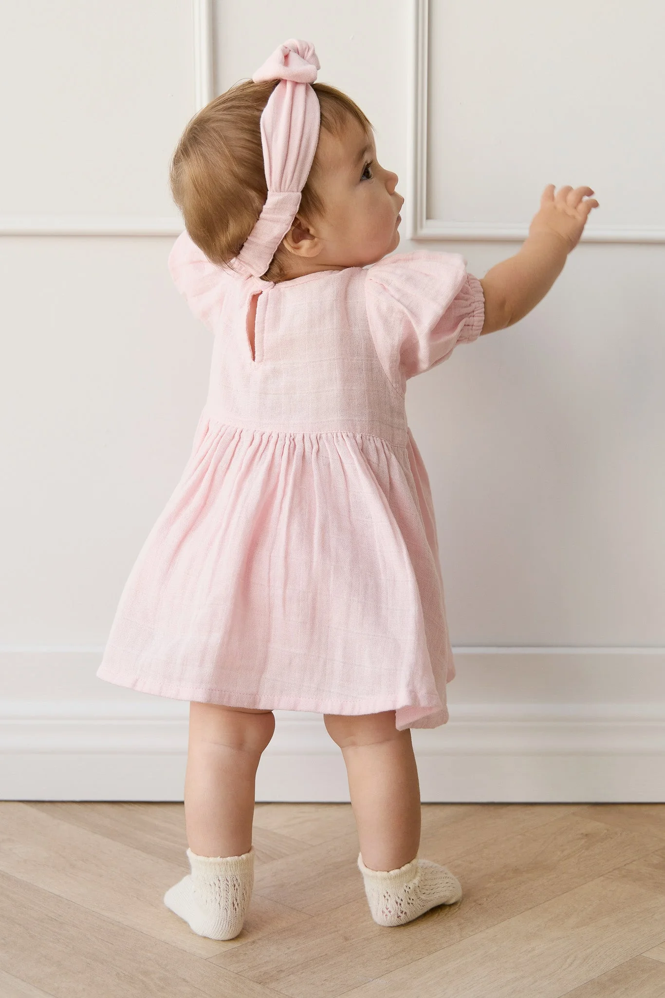 Organic Cotton Muslin Elodie Top - Poppy - Image 5